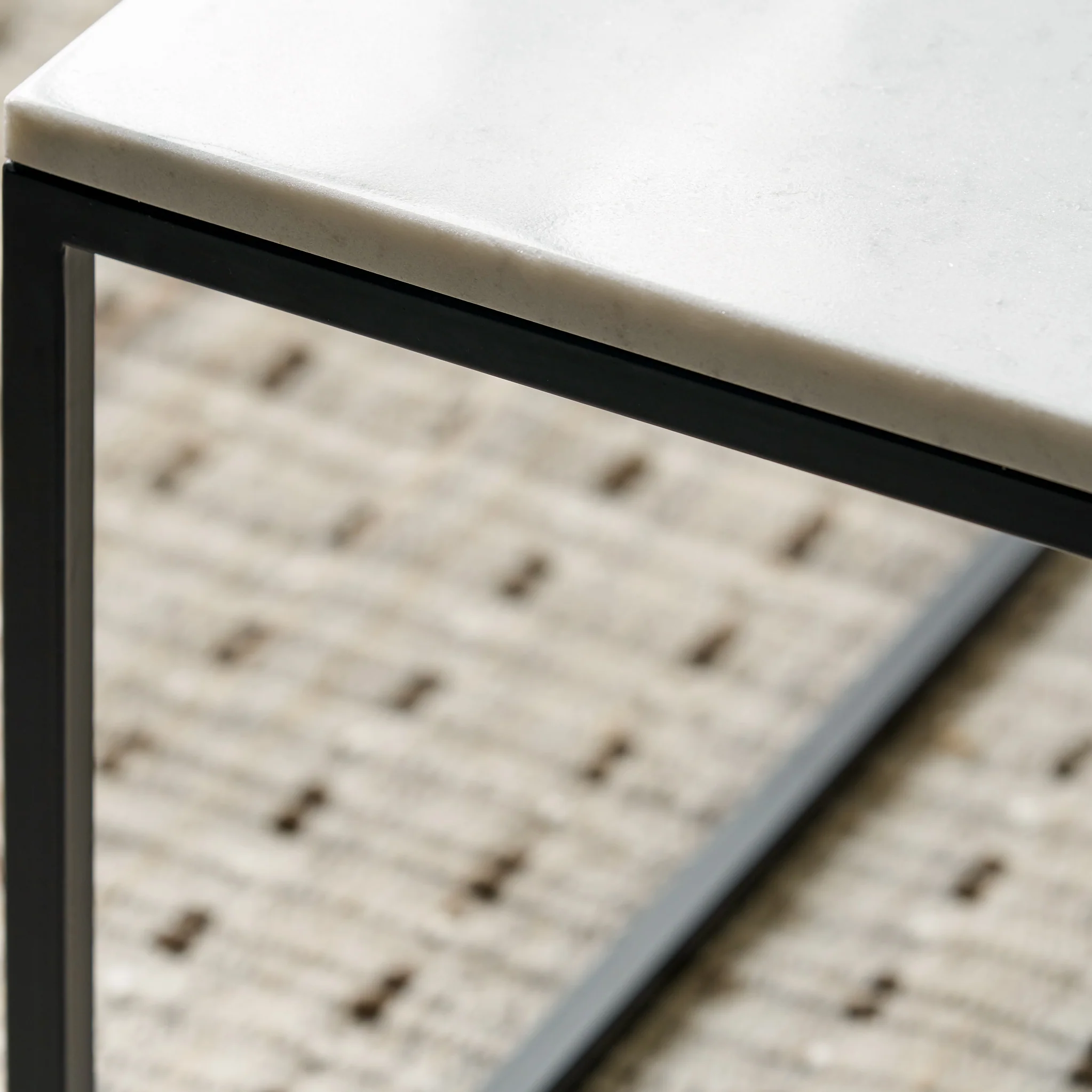 Kalani Marble Top Square Coffee Table - Image 6