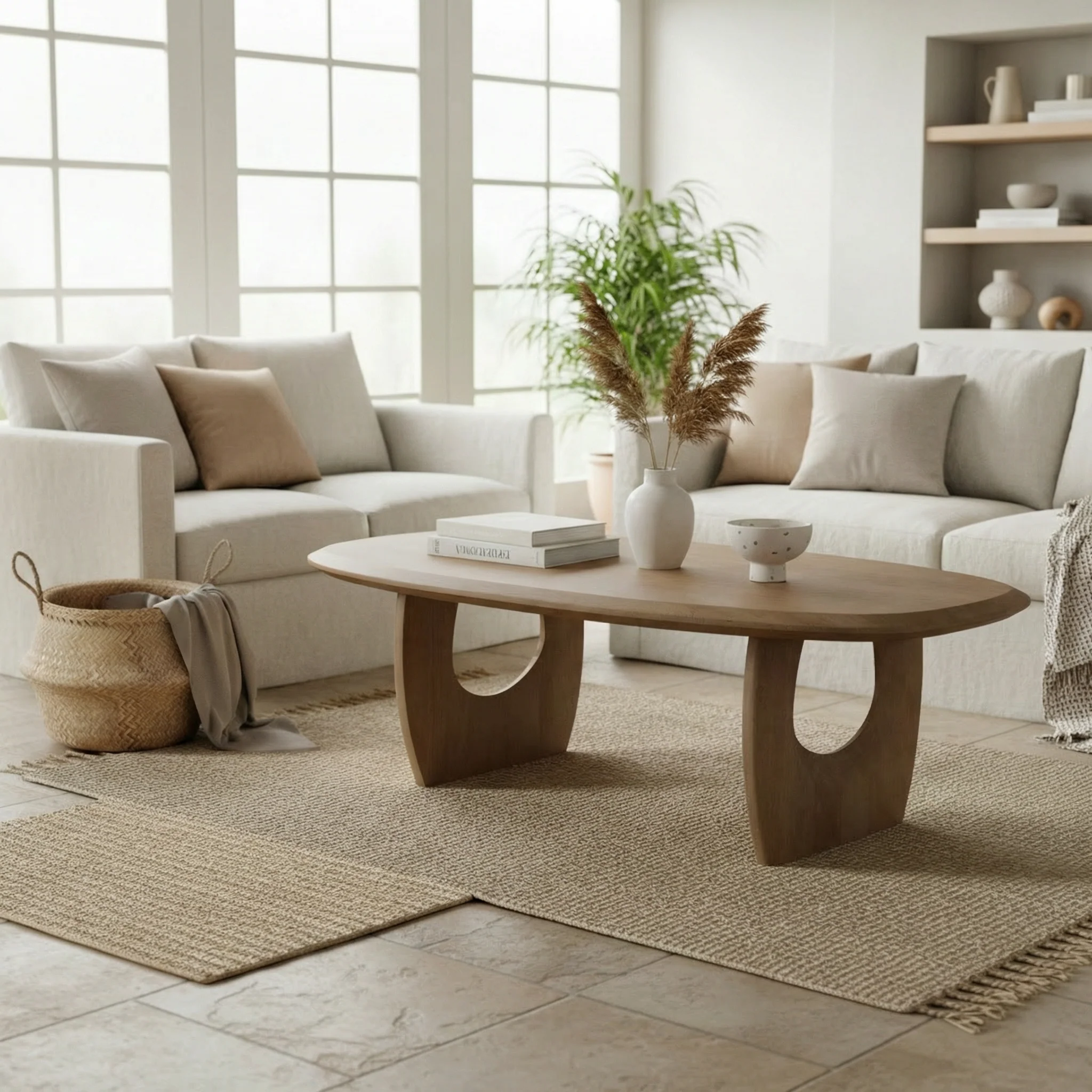 Kanso Mango Wood Coffee Table - Image 2