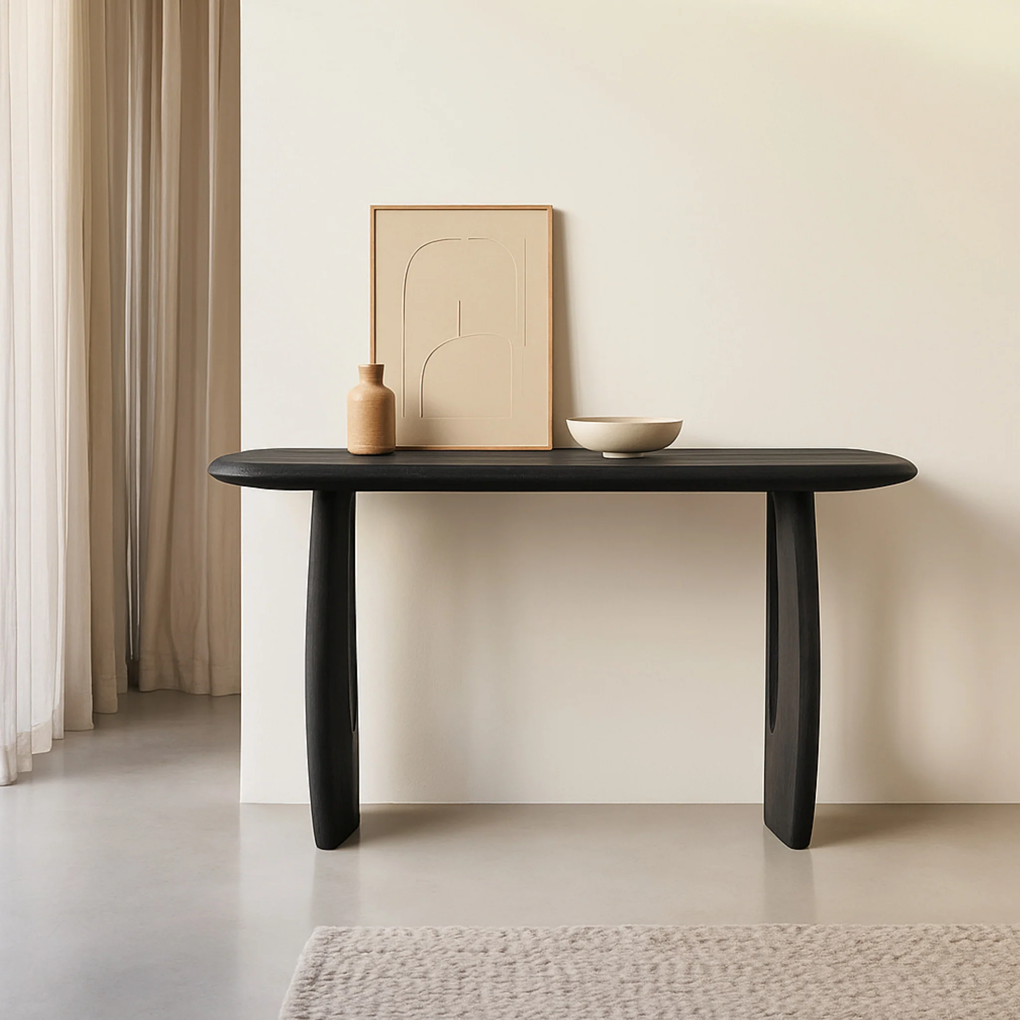 Kanso Mango Wood Console Table - Image 5