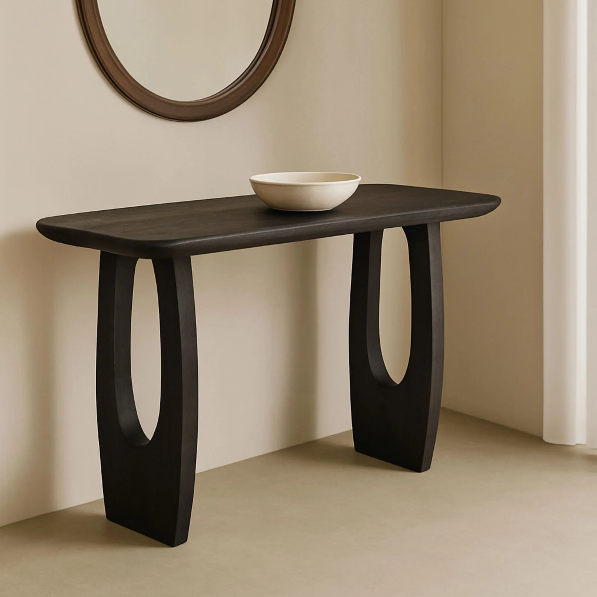 Kanso Mango Wood Console Table - Image 8