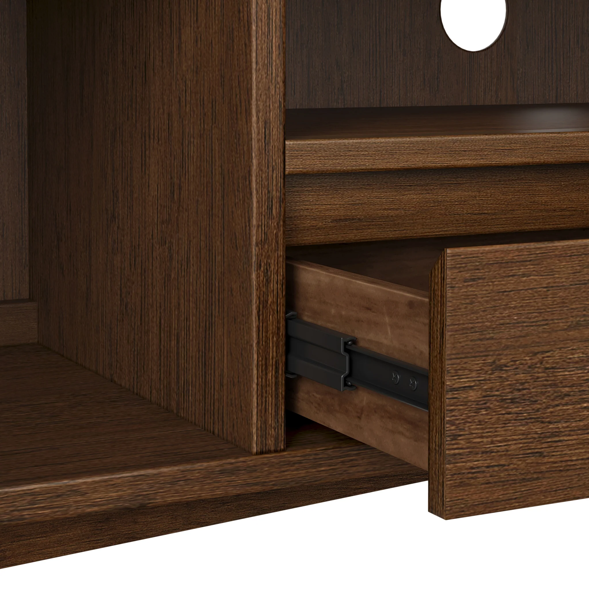 Kari Dark Oak 150cm Wide TV Unit - Image 6