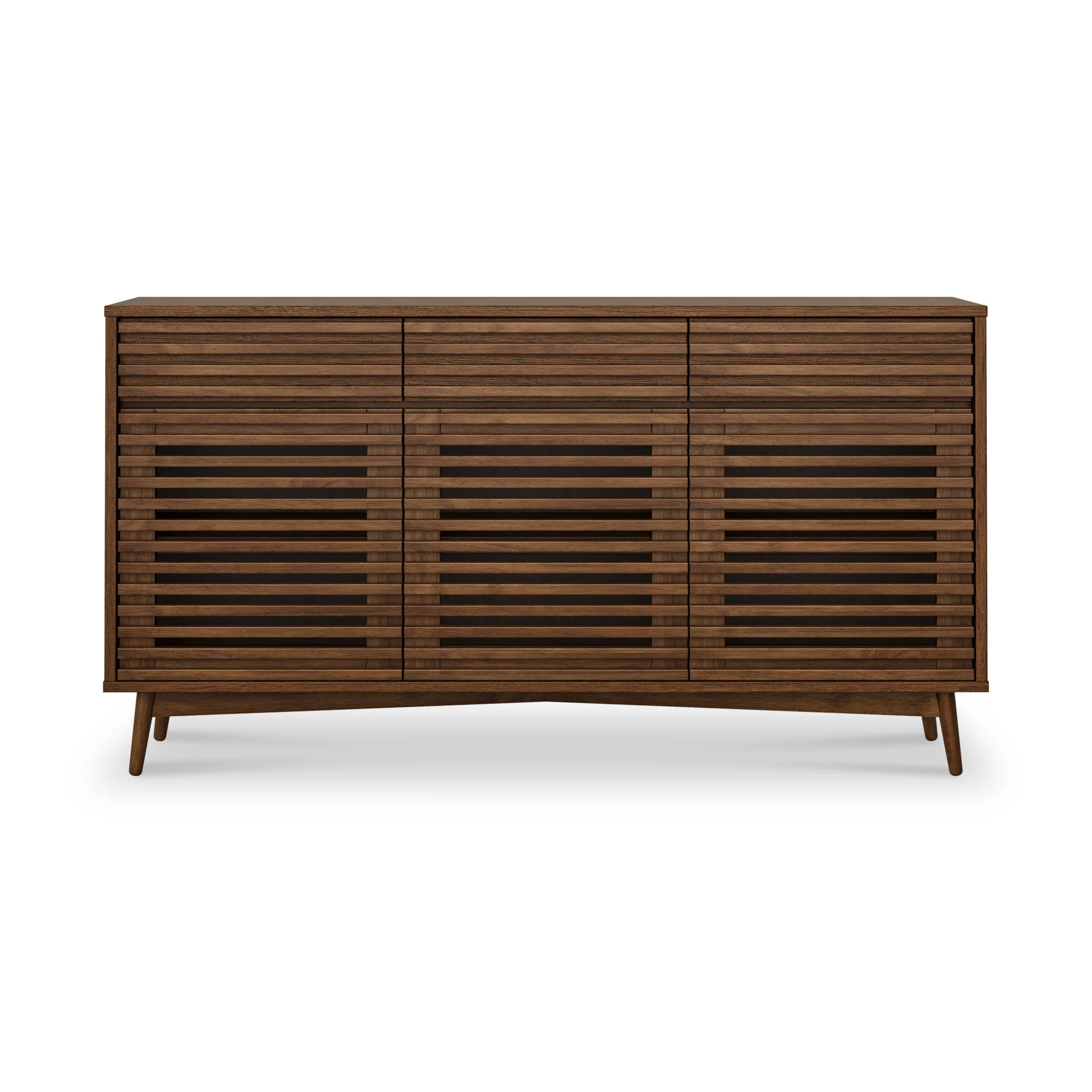 Kari Dark Oak 3 Door 3 Drawer Sideboard - Image 3