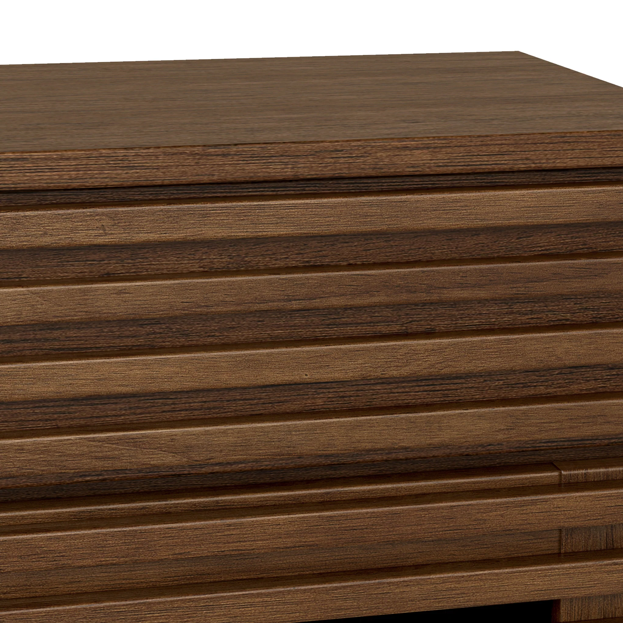 Kari Dark Oak 3 Door 3 Drawer Sideboard - Image 6