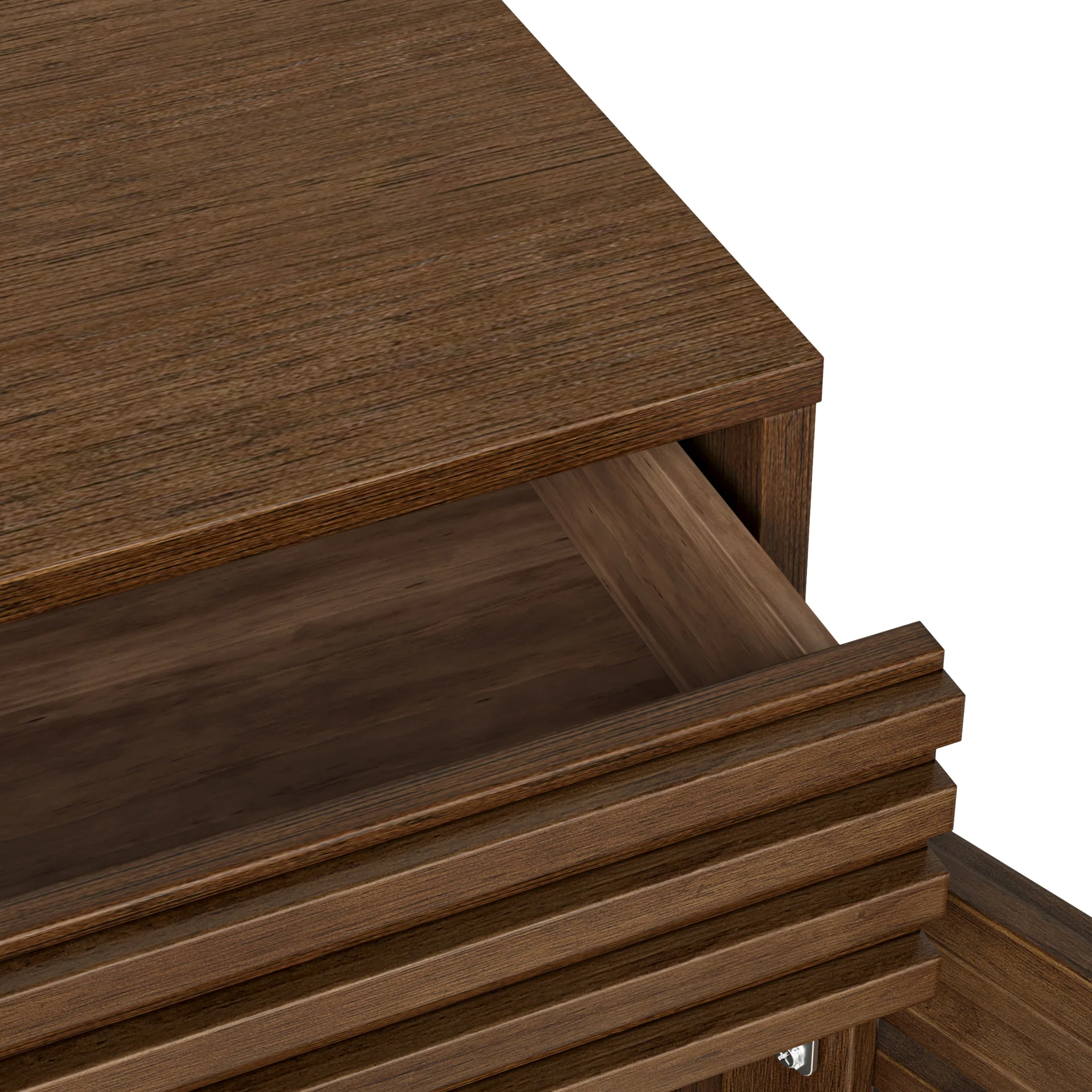 Kari Dark Oak 3 Door 3 Drawer Sideboard - Image 7