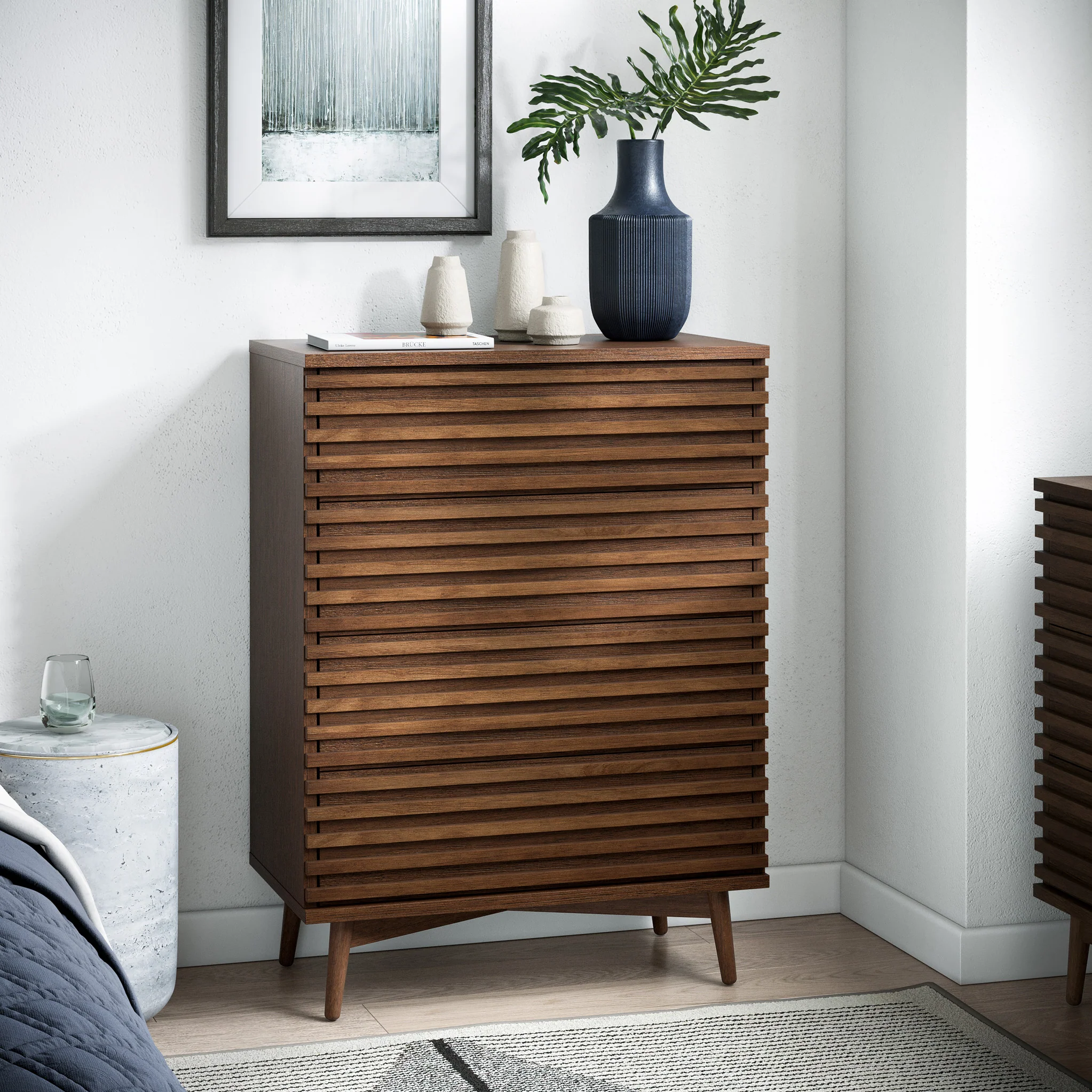 Kari Dark Oak 4 Drawer Chest - Image 2