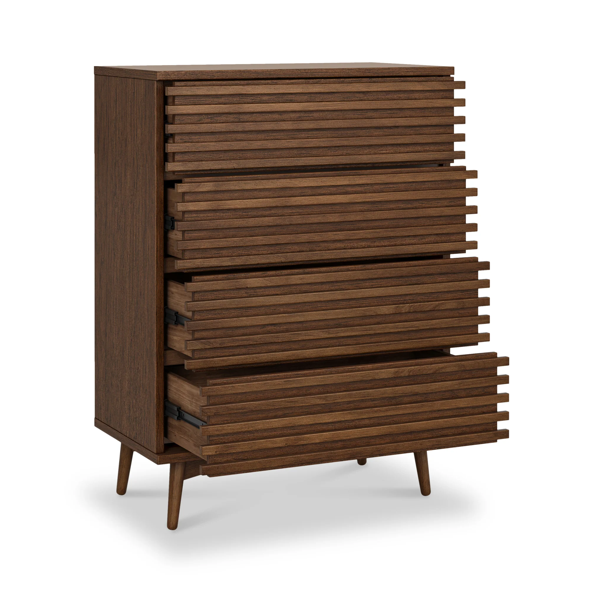 Kari Dark Oak 4 Drawer Chest - Image 4
