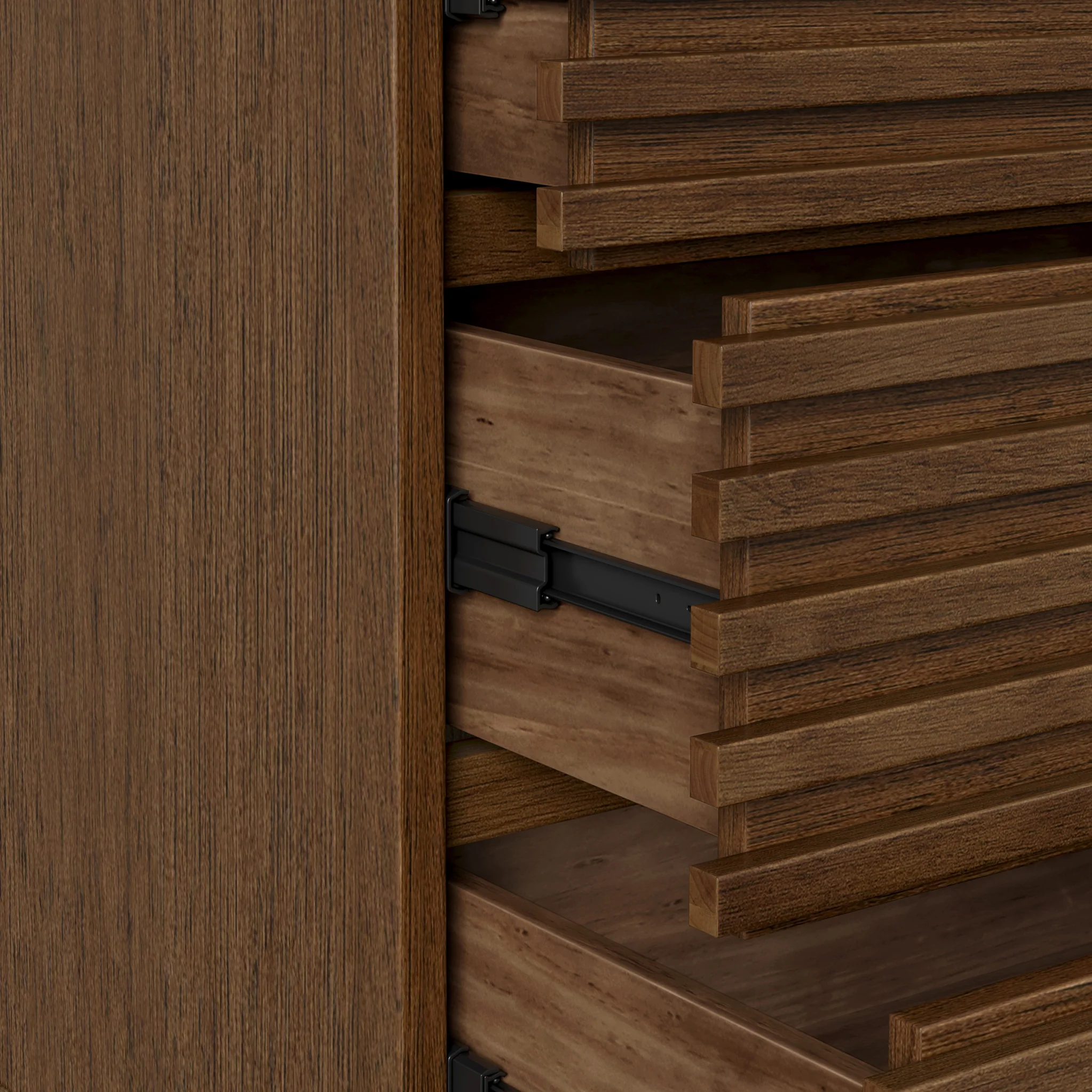 Kari Dark Oak 4 Drawer Chest - Image 6