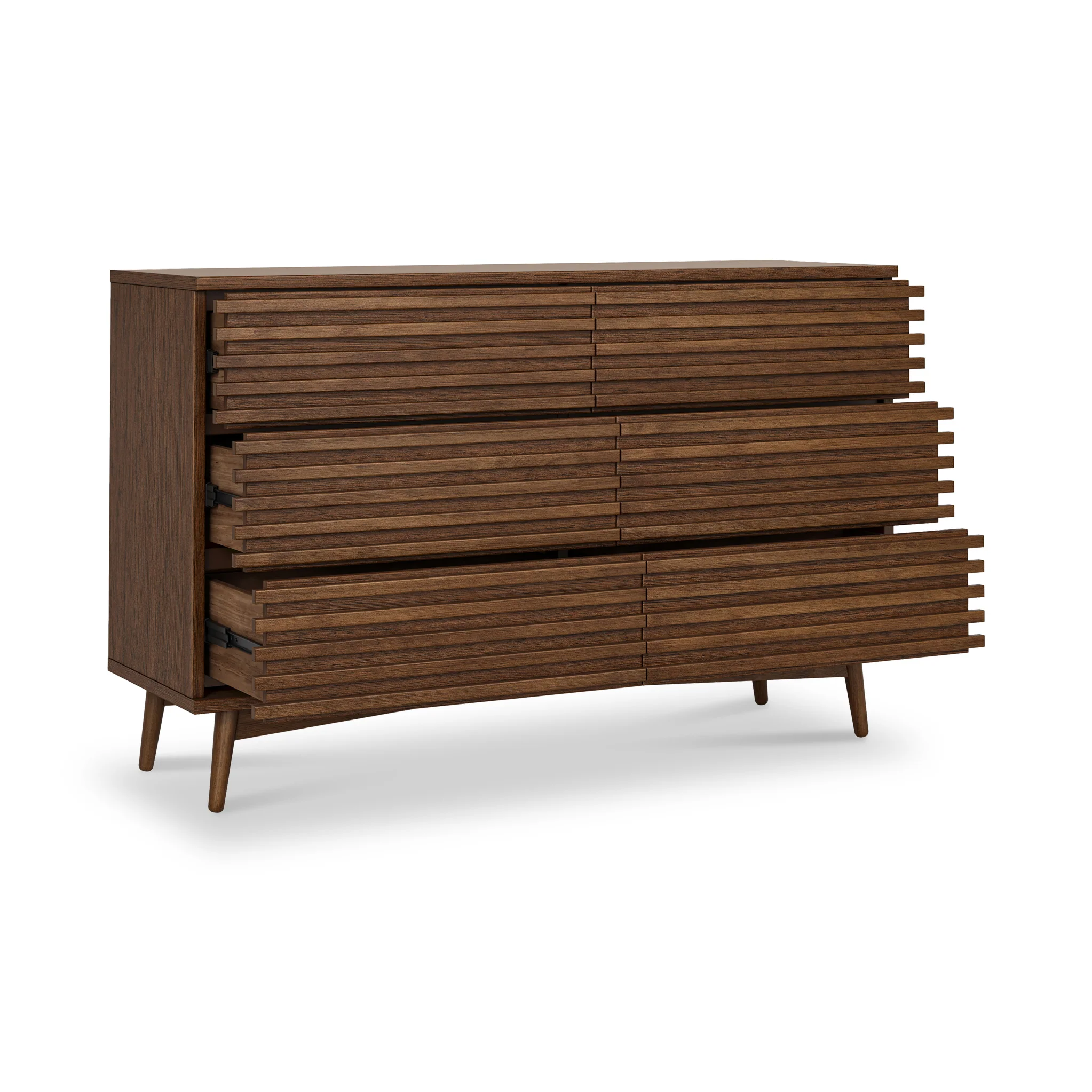 Kari Dark Oak 6 Drawer Chest - Image 4