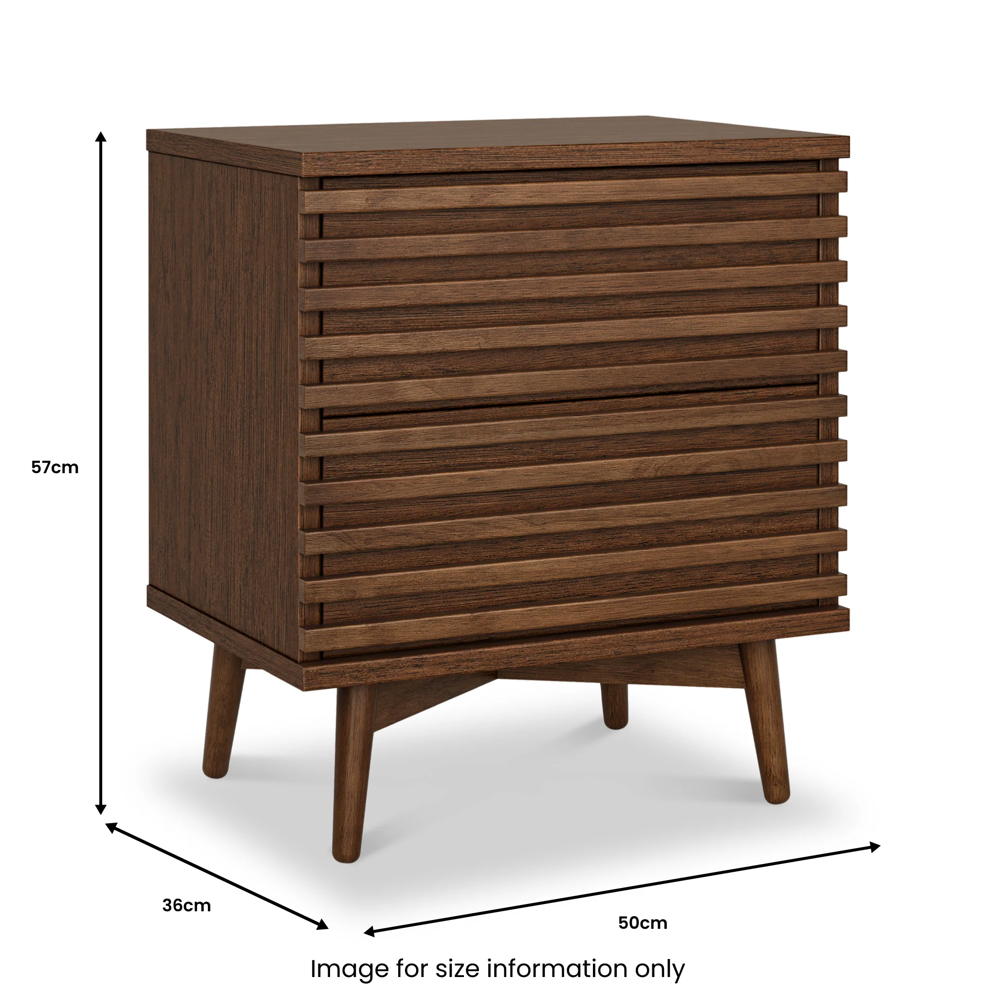 Kari Dark Oak Bedside Table - Image 8