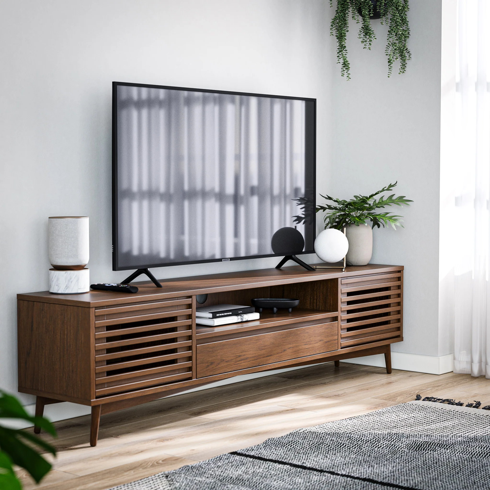 Kari Dark Oak Extra Wide 190cm TV Unit - Image 2