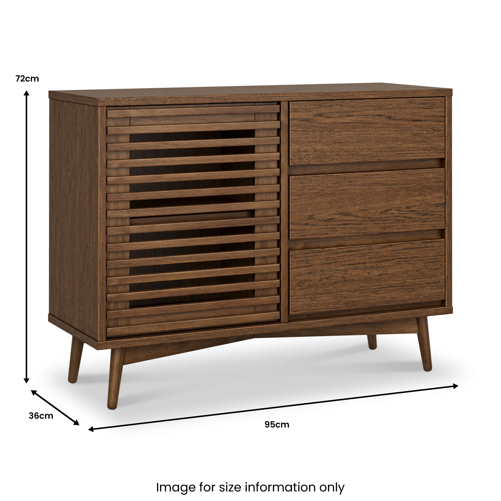 Kari Dark Oak Small Sideboard - Image 8