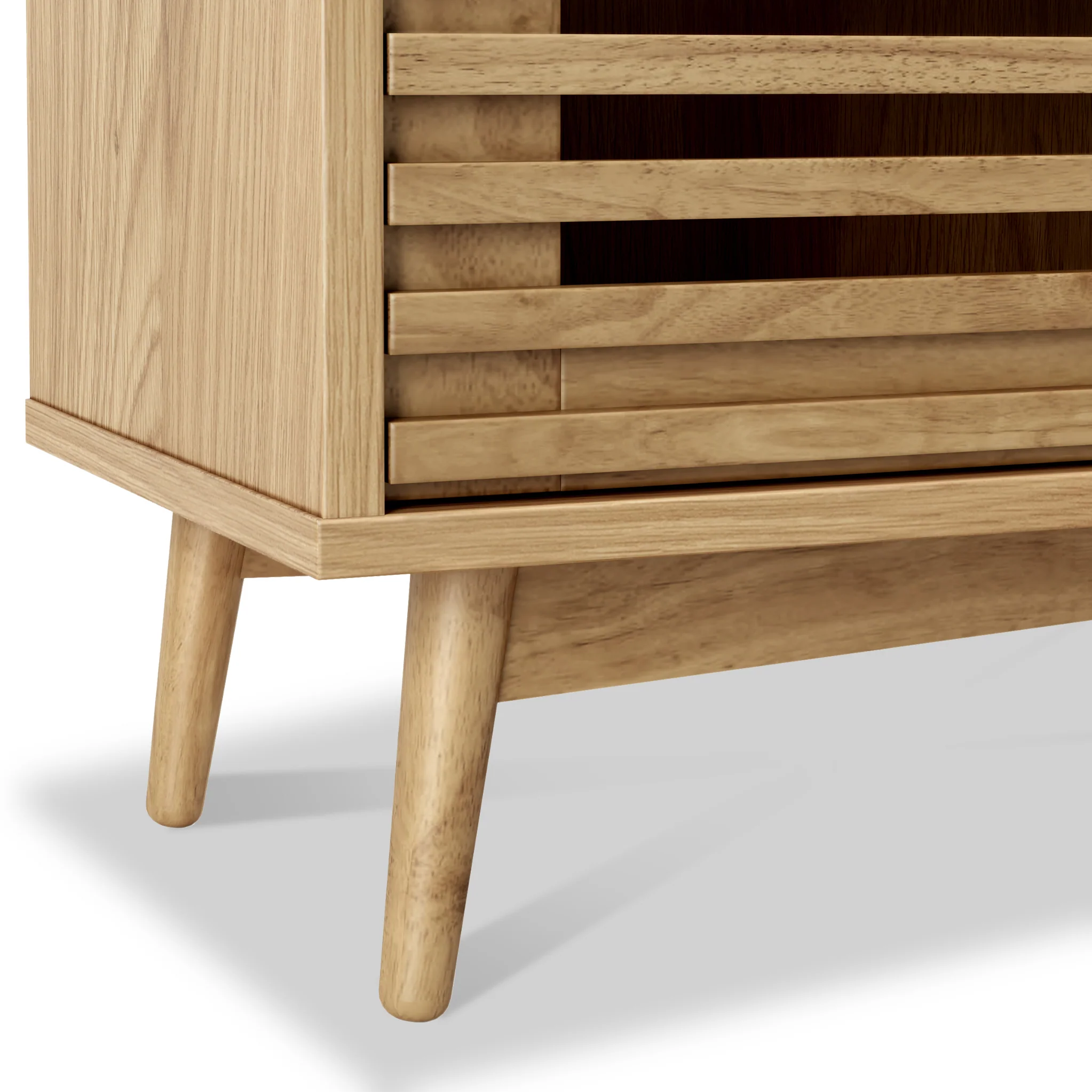 Kari Light Oak 3 Door 3 Drawer Sideboard - Image 7