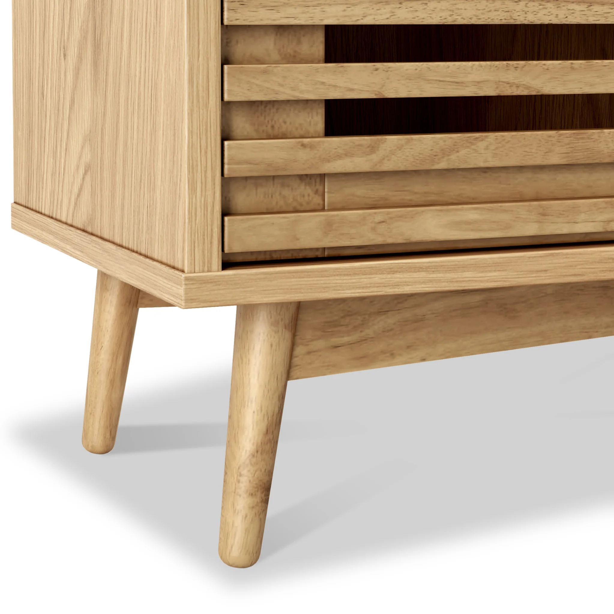 Kari Light Oak 3 Door Sideboard - Image 6