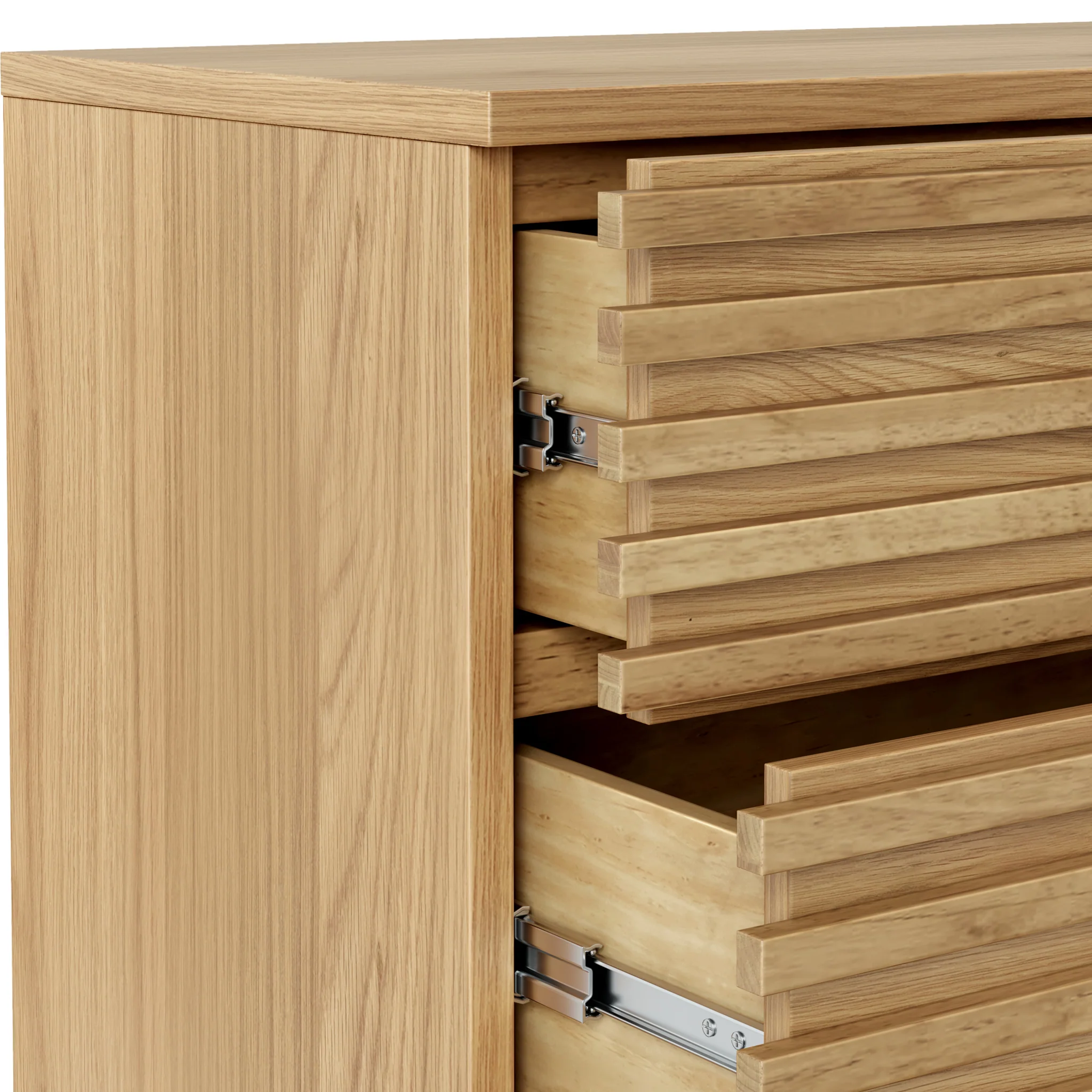 Kari Light Oak 6 Drawer Chest - Image 6