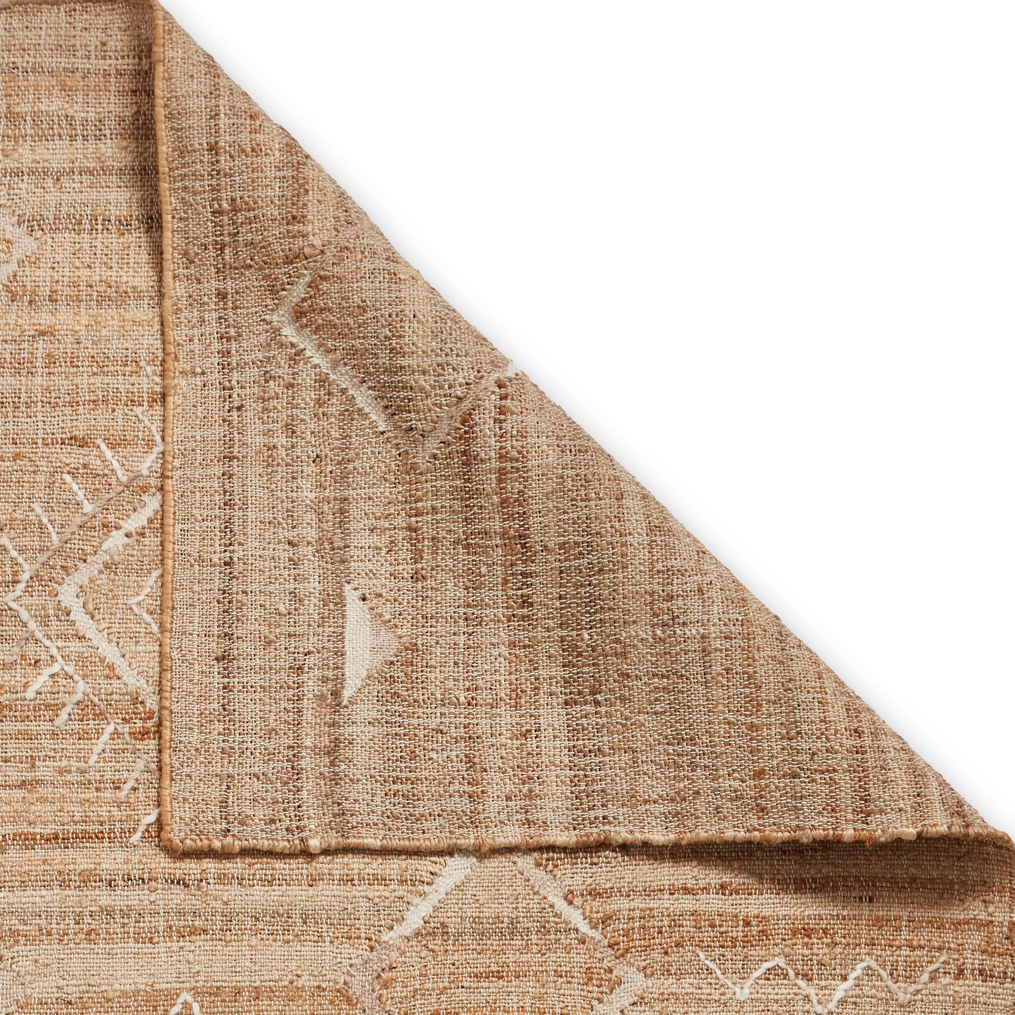Karin Natural Diamond Patterned Jute Rug - Image 8