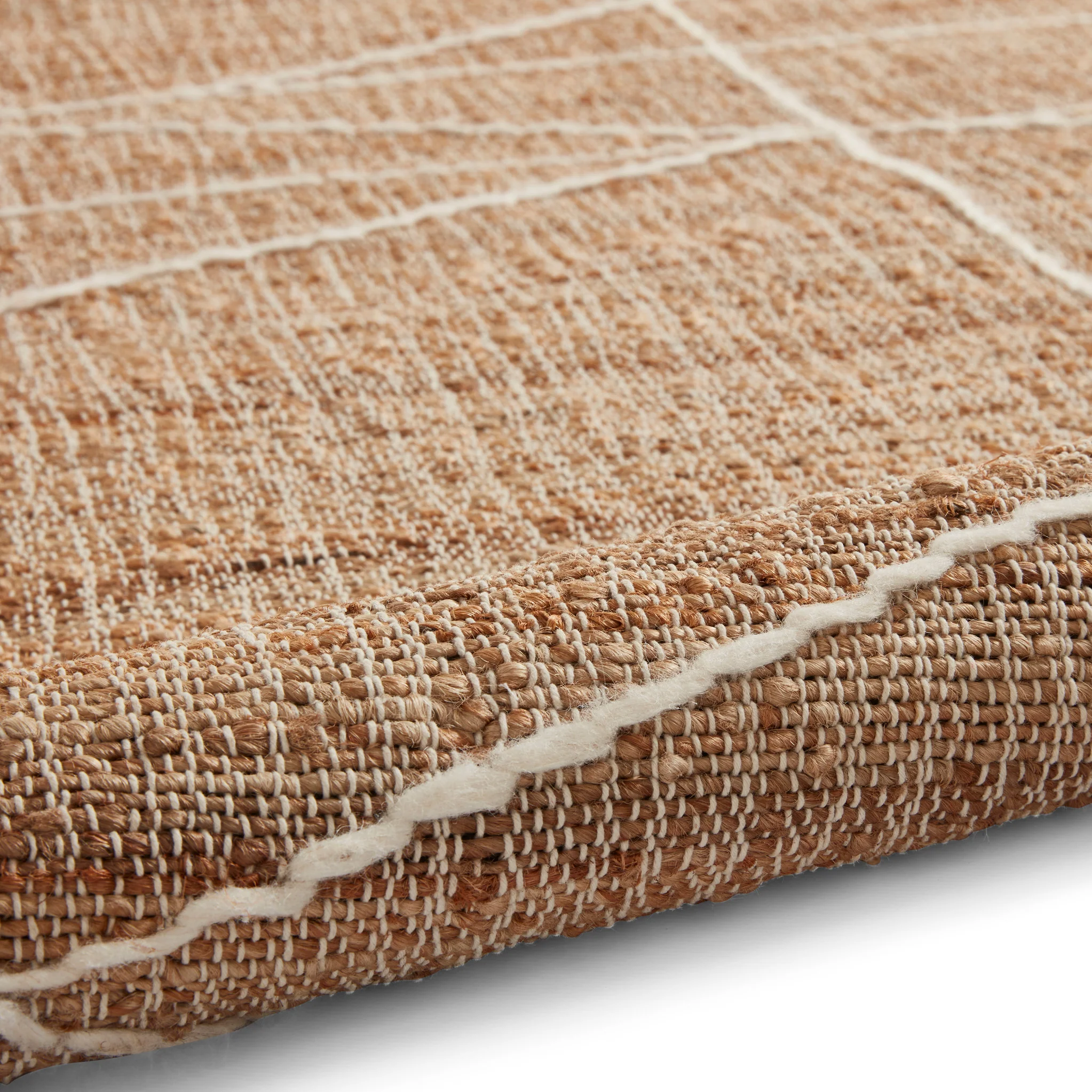 Karin Natural Geometric Jute Rug - Image 4