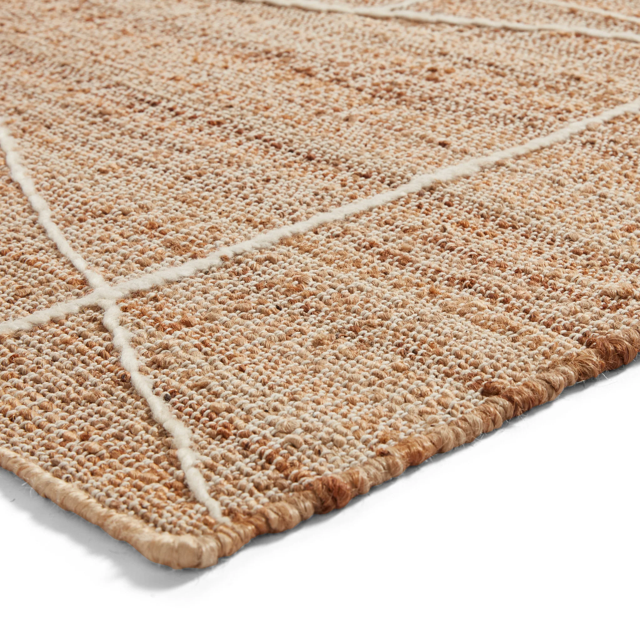 Karin Natural Geometric Jute Rug - Image 5