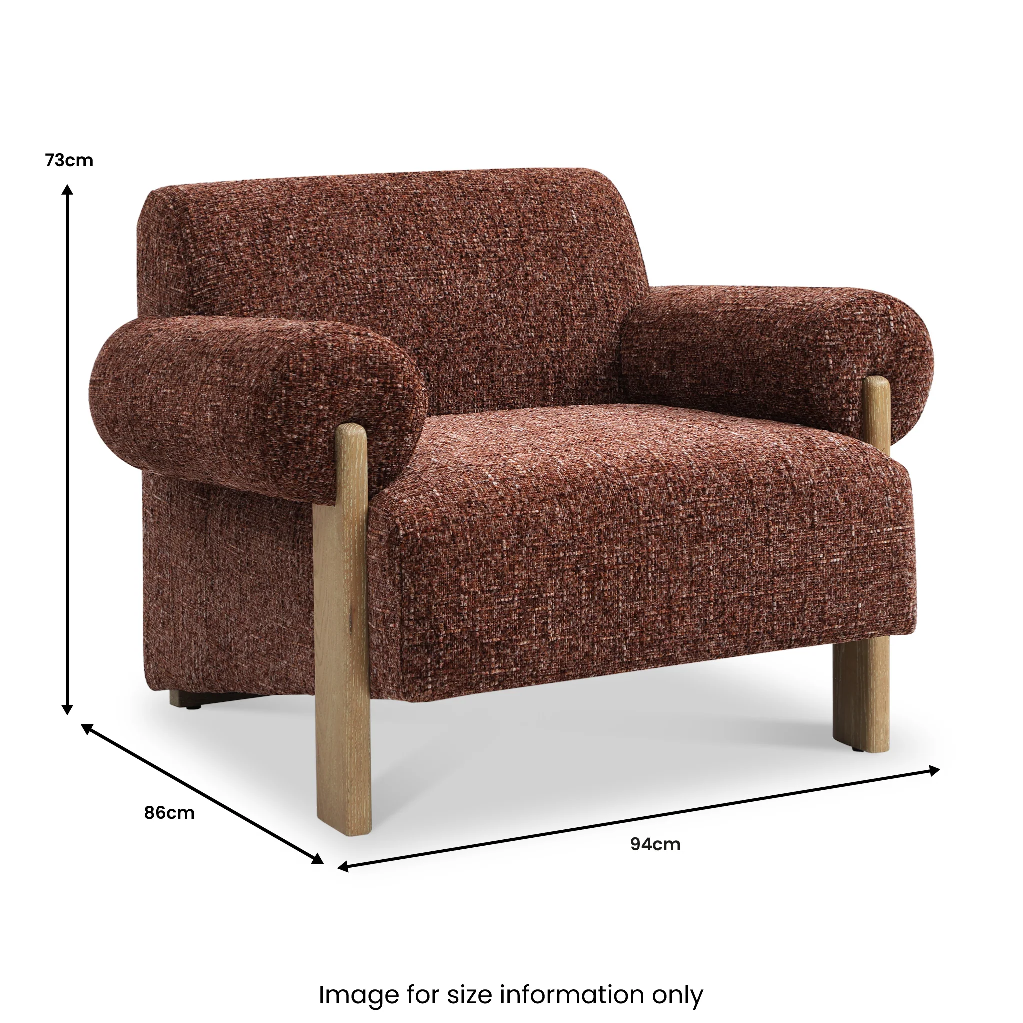 Karla Boucle Armchair - Image 17