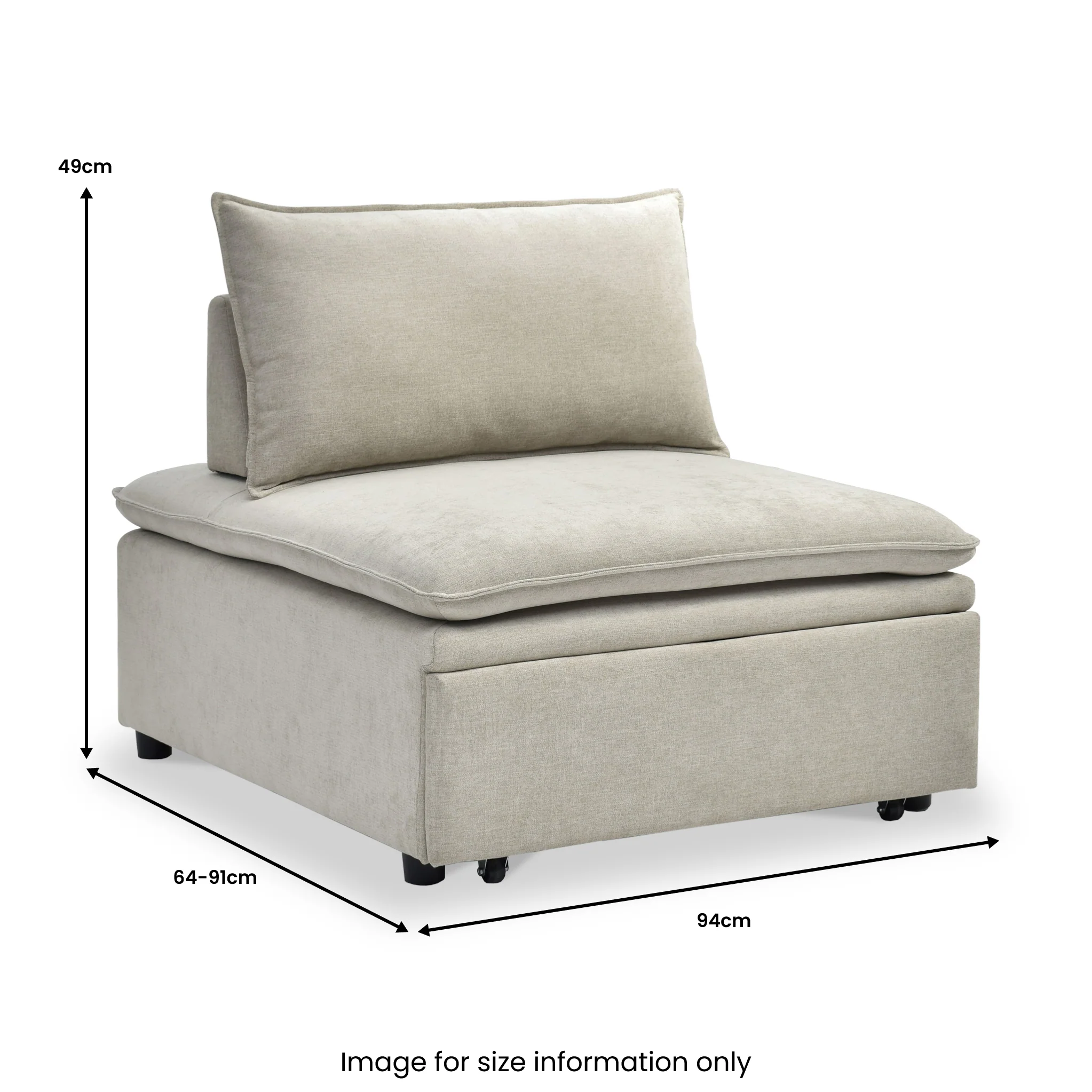 Keller Single Sofa Bed - Image 31