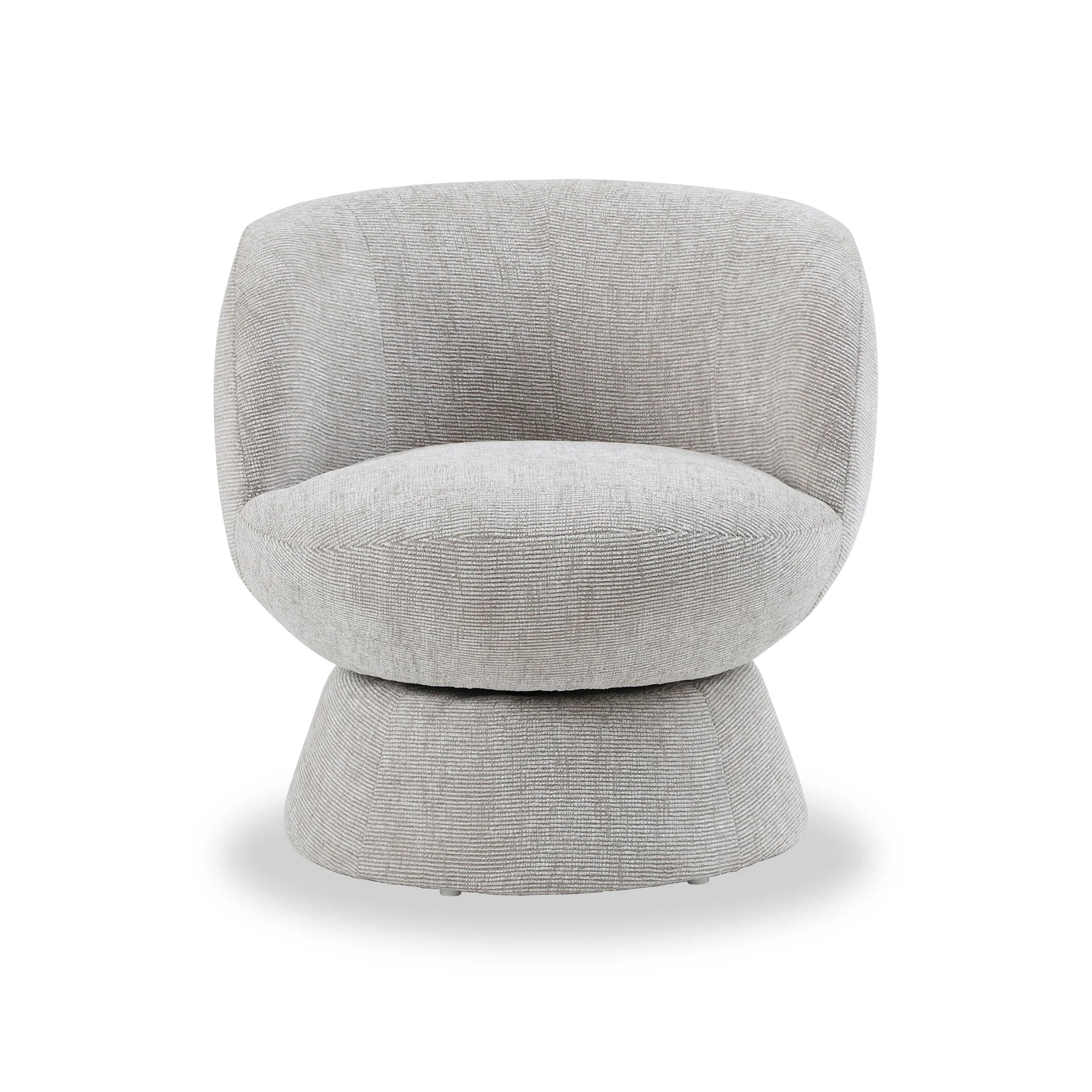 Kendal Woven Chenille Tulip Swivel Chair - Image 17