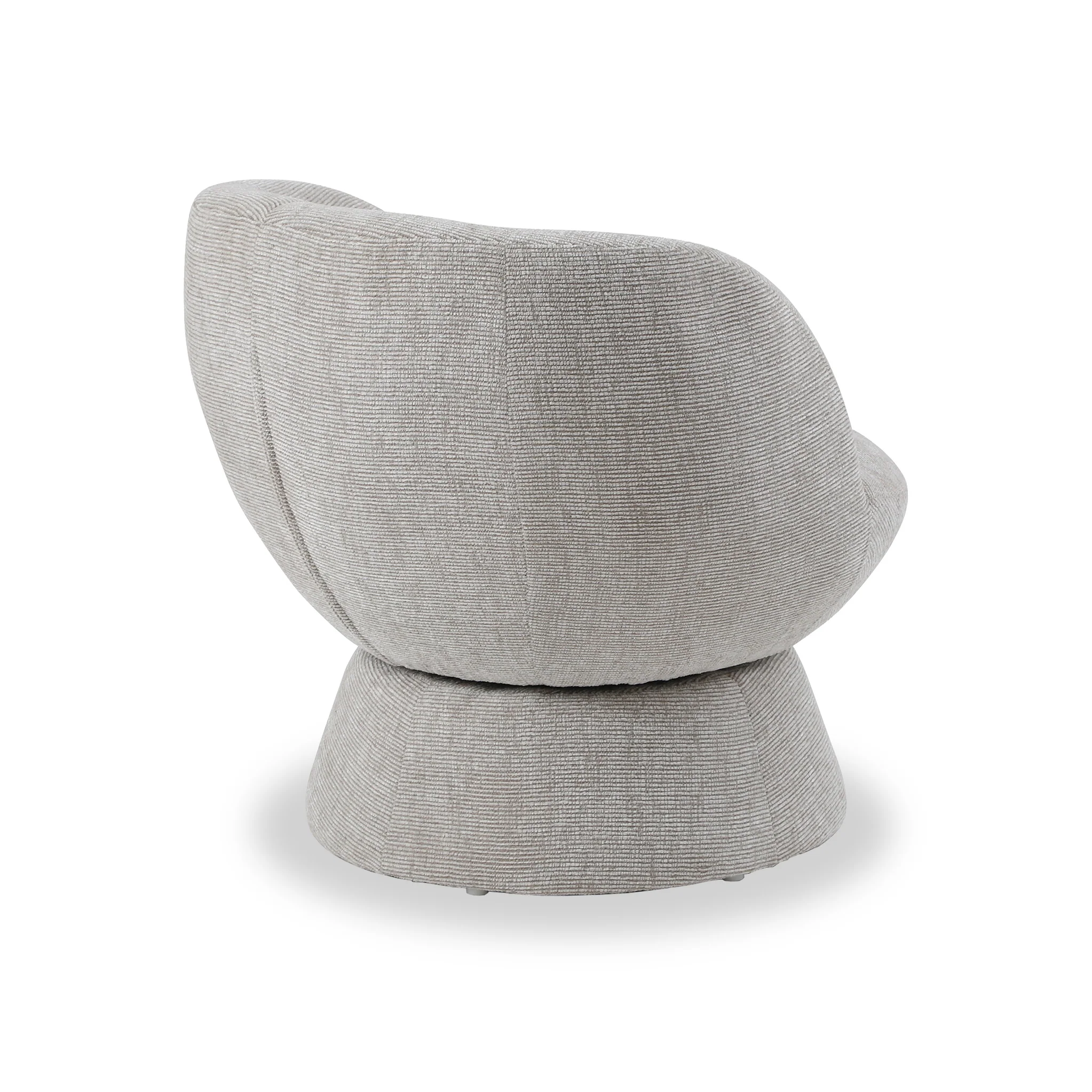 Kendal Woven Chenille Tulip Swivel Chair - Image 18