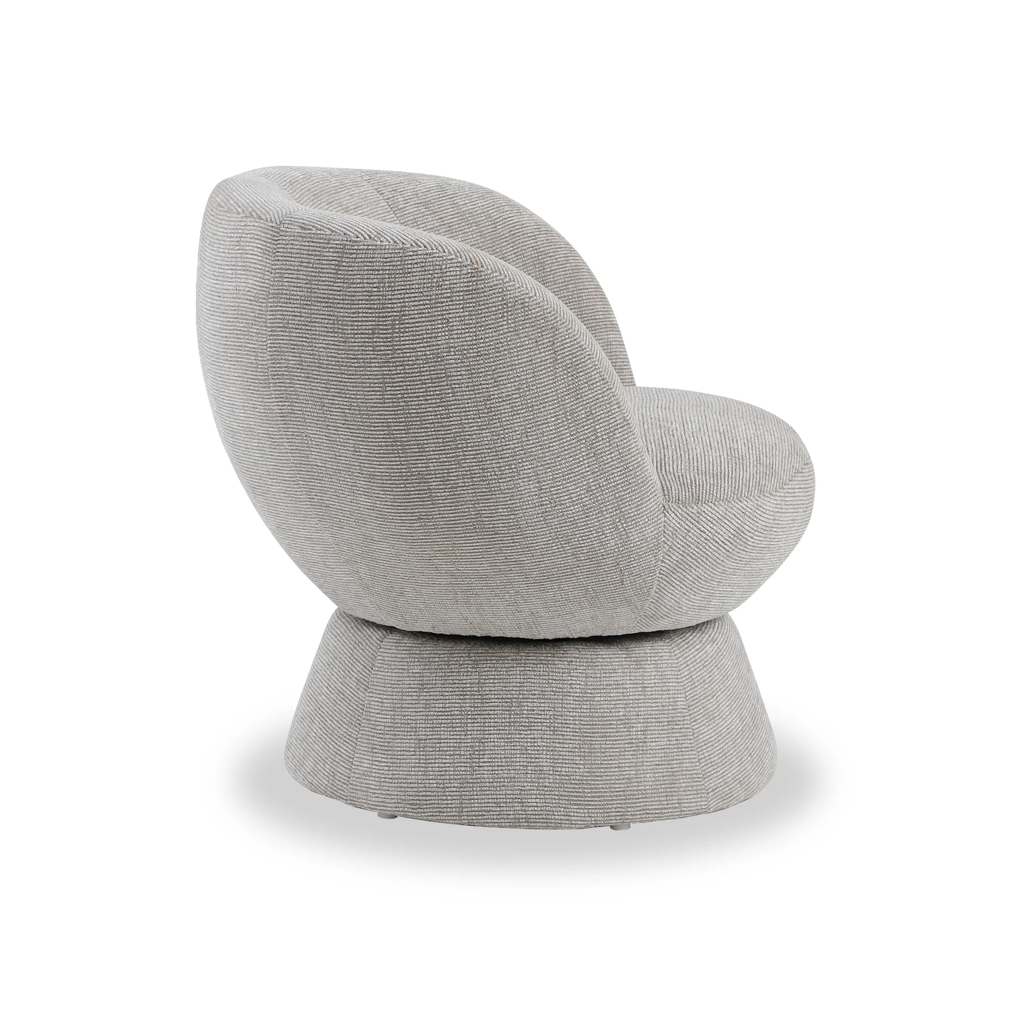 Kendal Woven Chenille Tulip Swivel Chair - Image 19