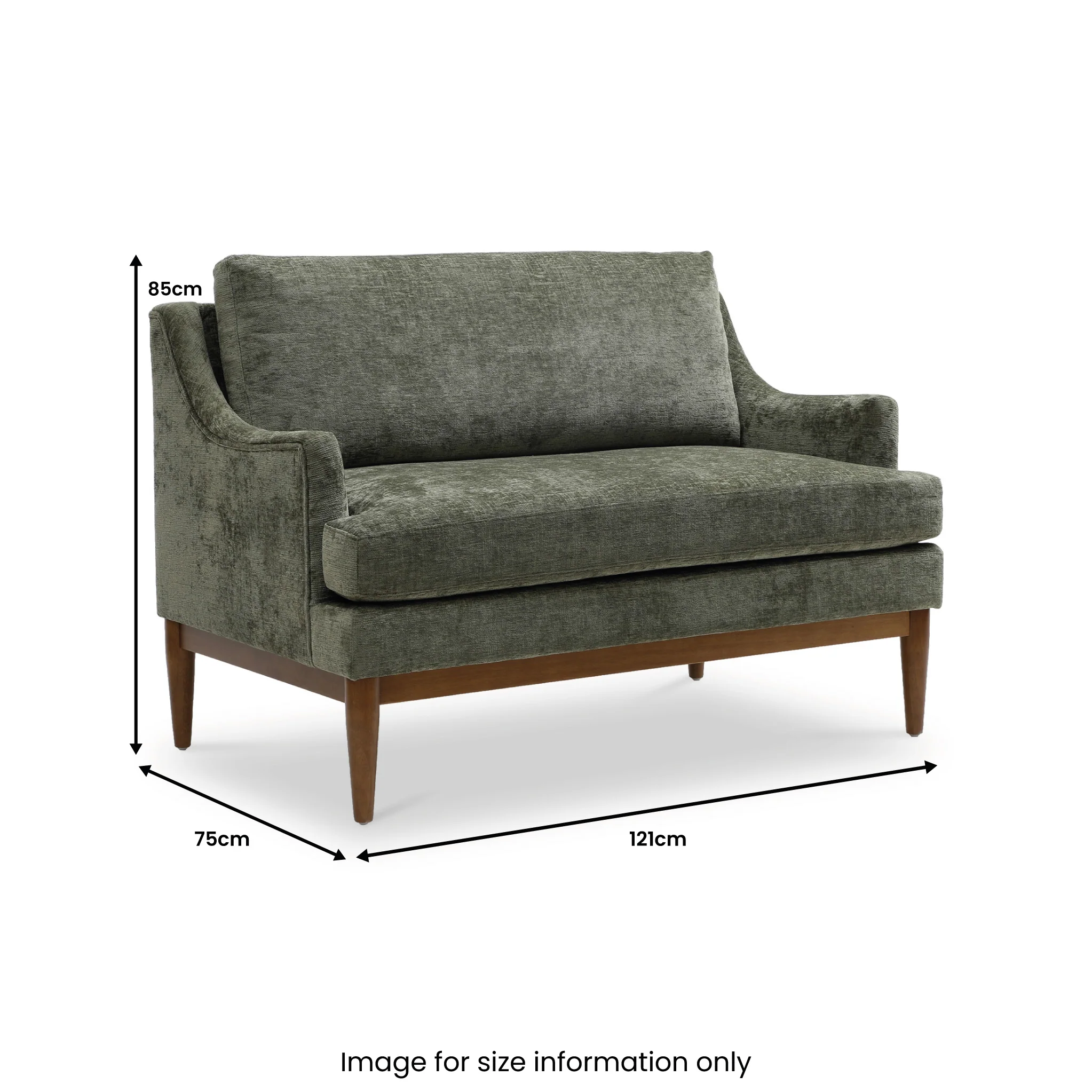 Kendrick Chenille 2 Seater Sofa - Image 10