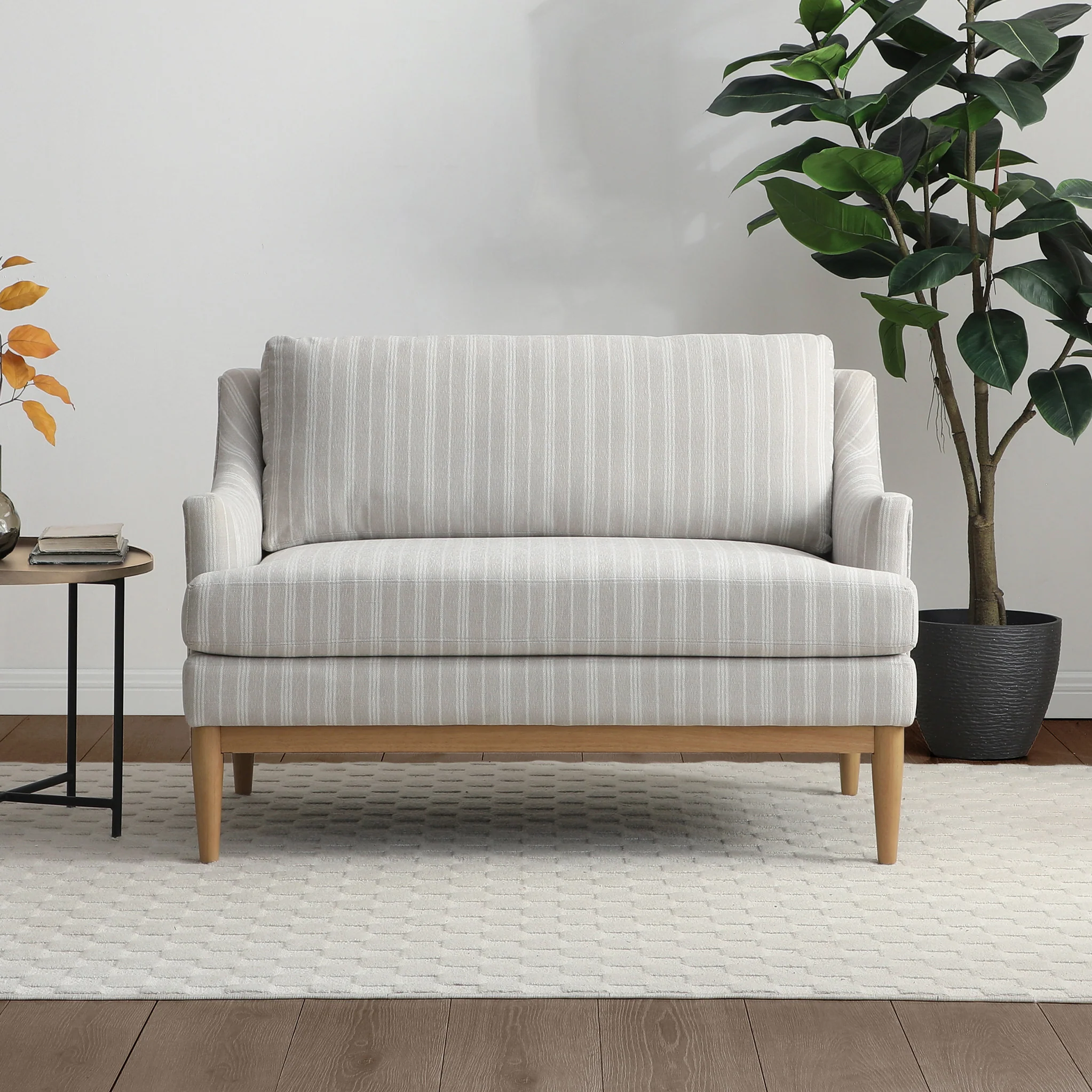 Kendrick Chenille 2 Seater Stripe Sofa - Image 6