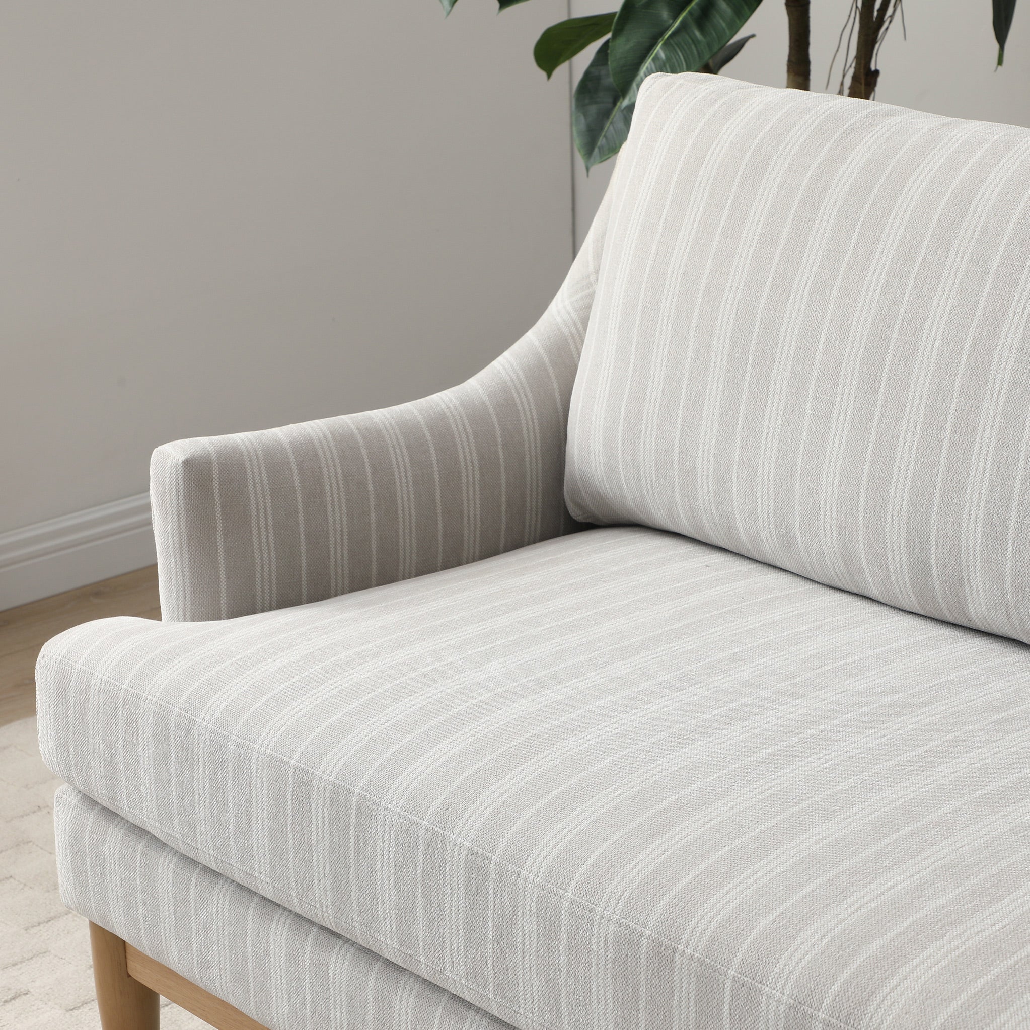 Kendrick Chenille 2 Seater Stripe Sofa - Image 7