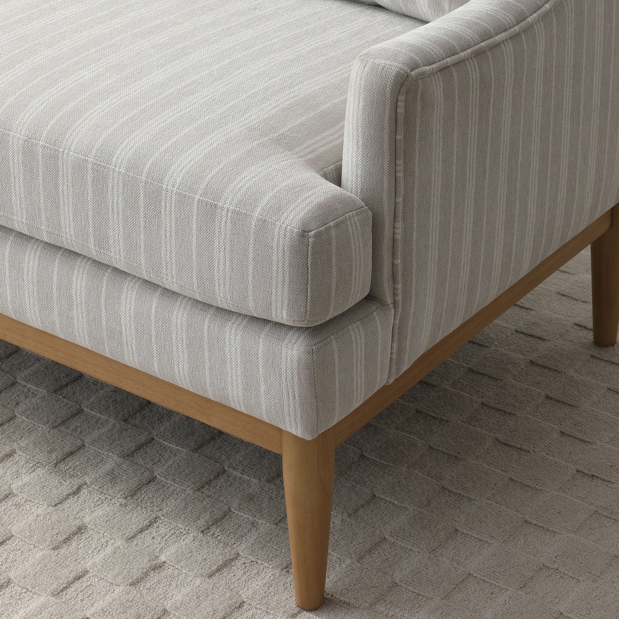 Kendrick Chenille 2 Seater Stripe Sofa - Image 8