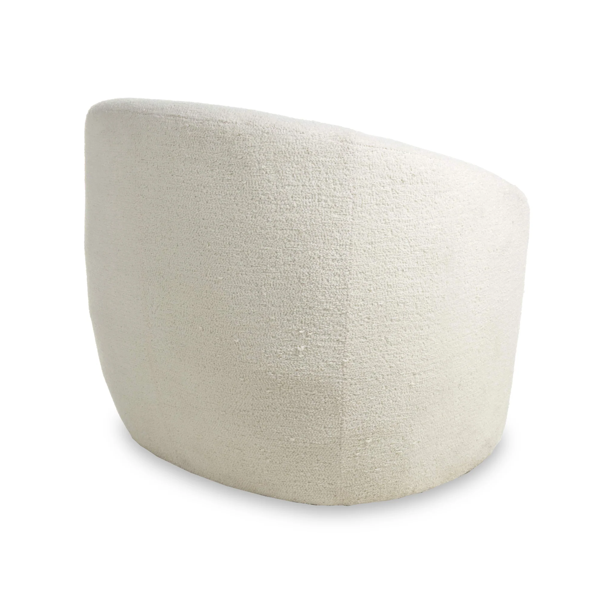 Kendry White Boucle Tub Chair - Image 8