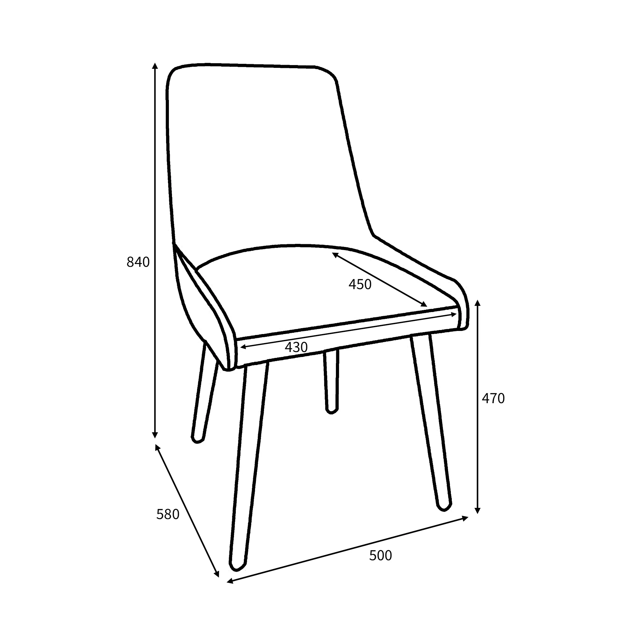Kensa Dining Chair - Image 13