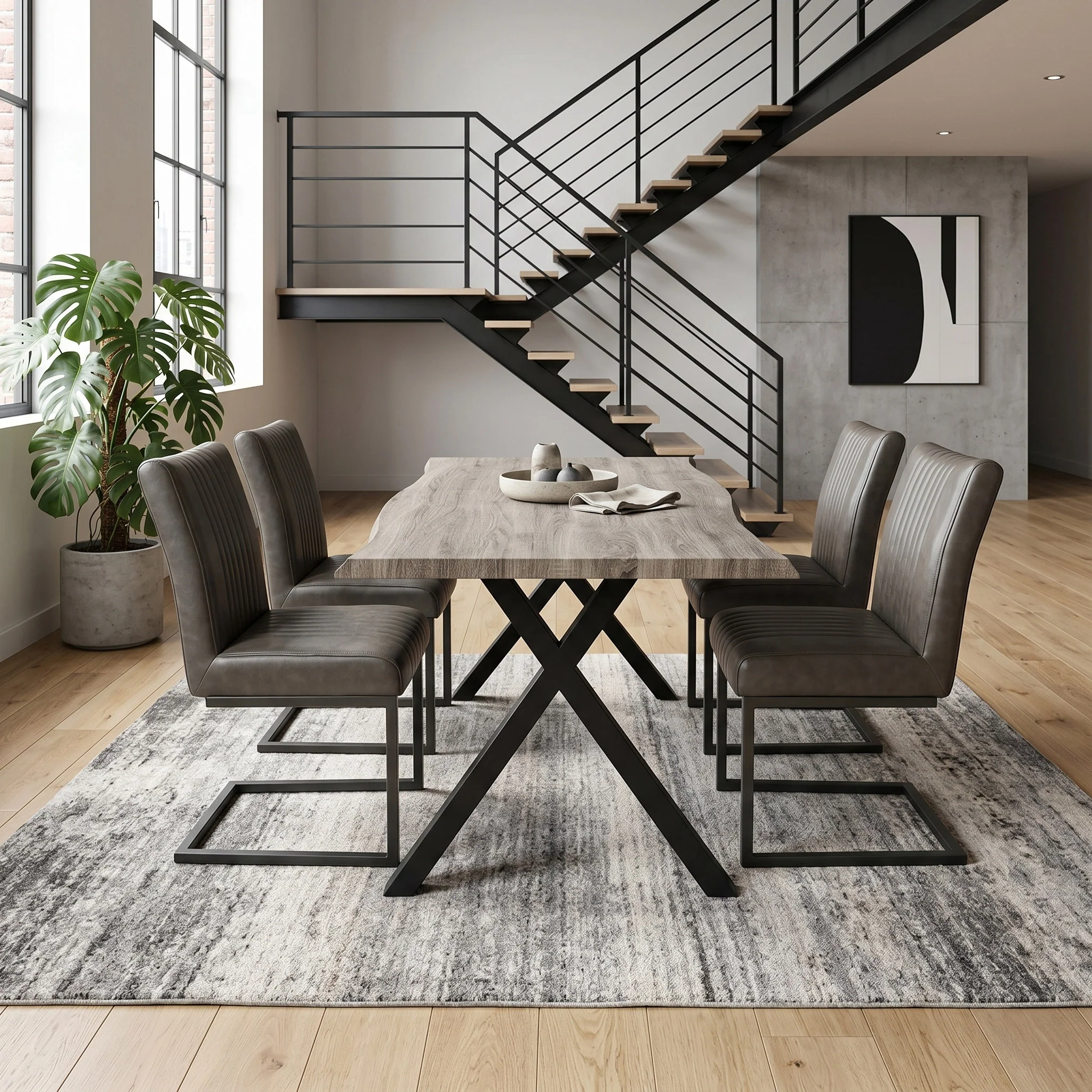 Kenwyn 160cm Curved Dining Table - Image 2