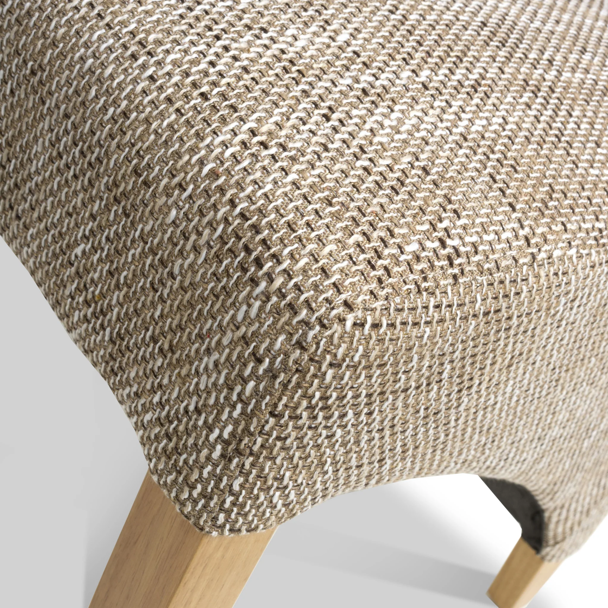 Keran Tweed Dining Chair - Image 3