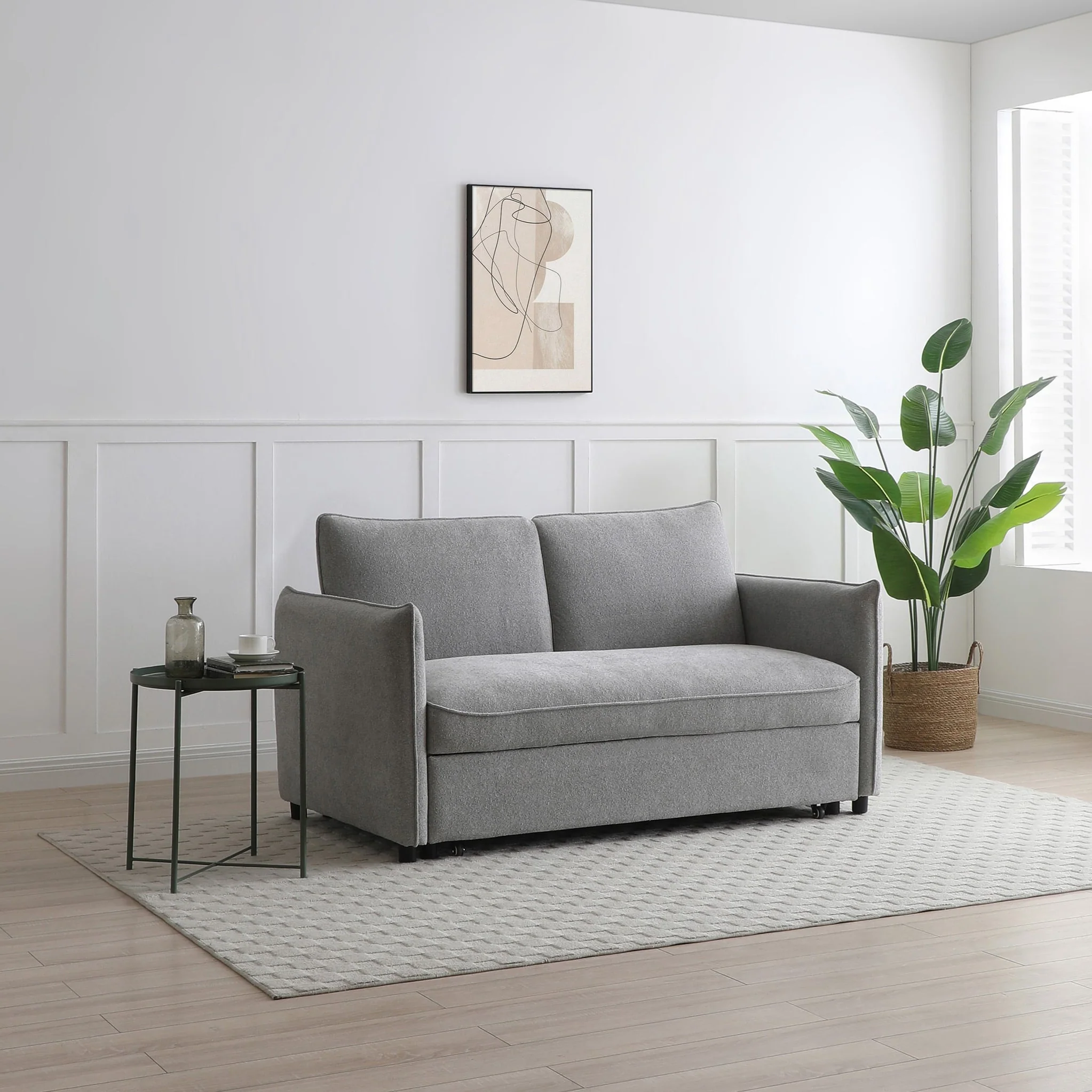 Keya Boucle Pop Up 2 Seater Sofa Bed - Image 2