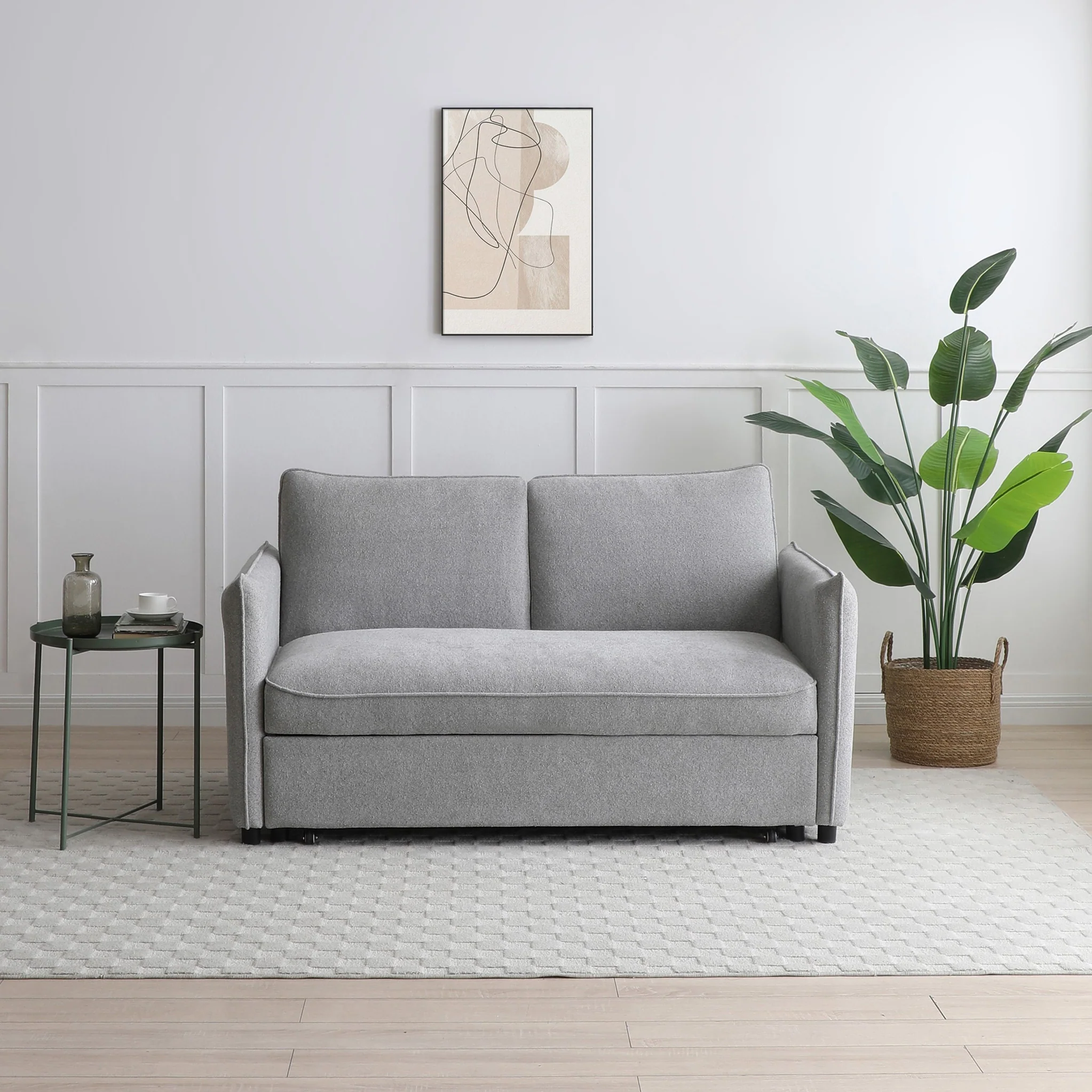 Keya Boucle Pop Up 2 Seater Sofa Bed - Image 7