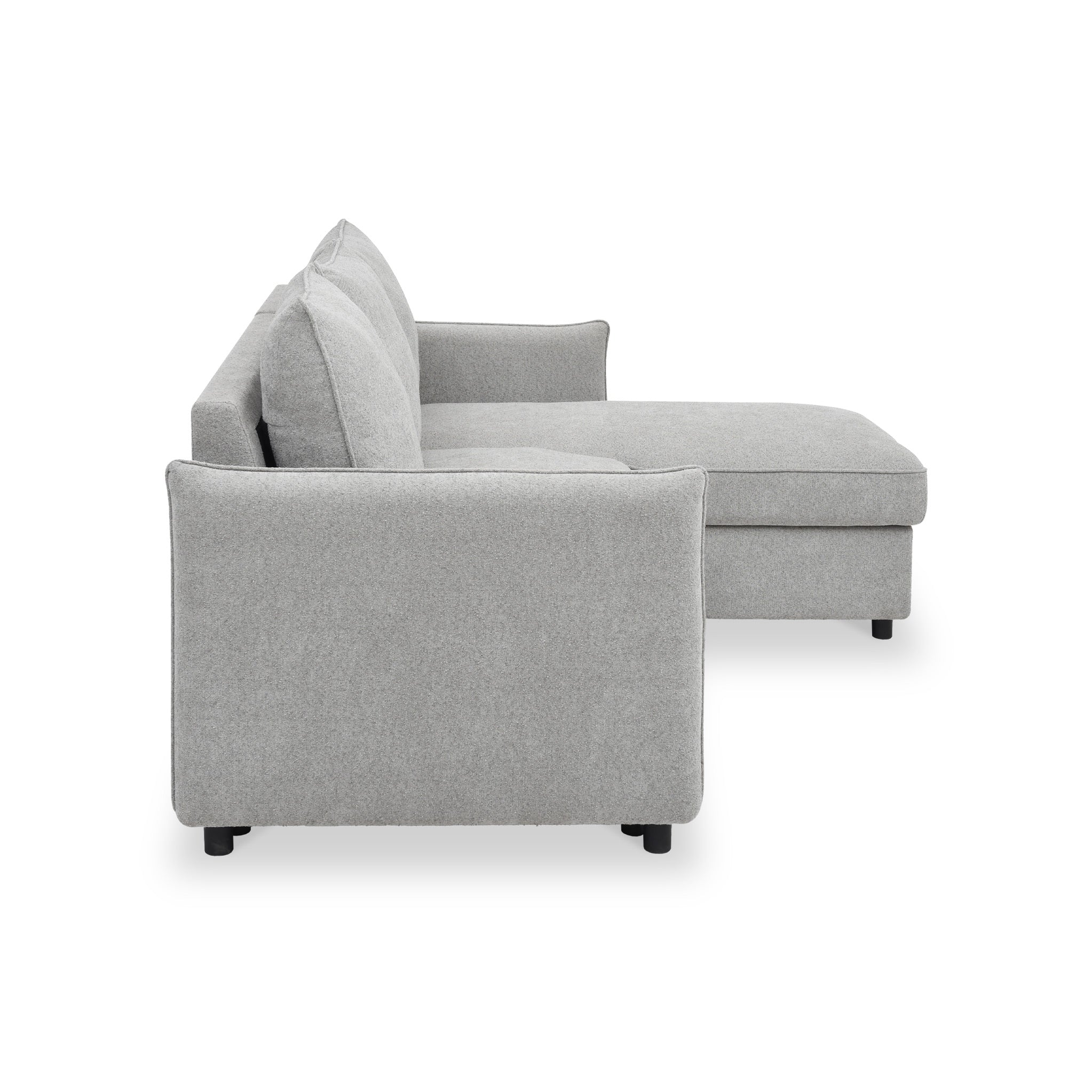 Keya Boucle Pop Up Chaise Sofa Bed - Image 4