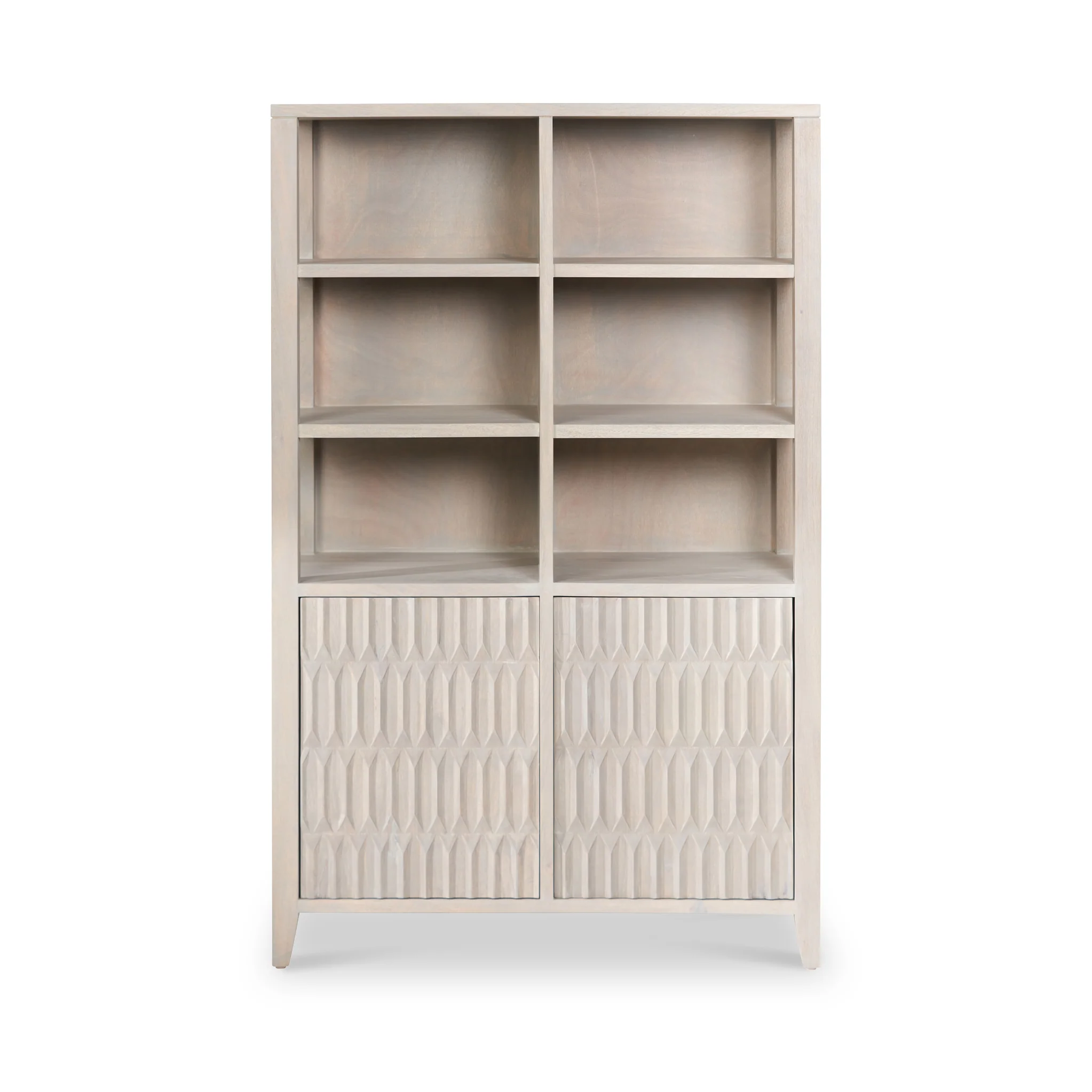 Khao Mango Wood 2 Door Display Cabinet - Image 3