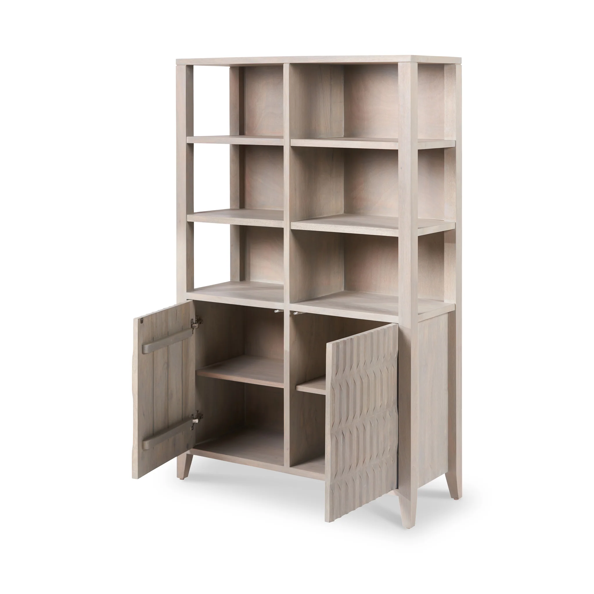Khao Mango Wood 2 Door Display Cabinet - Image 6