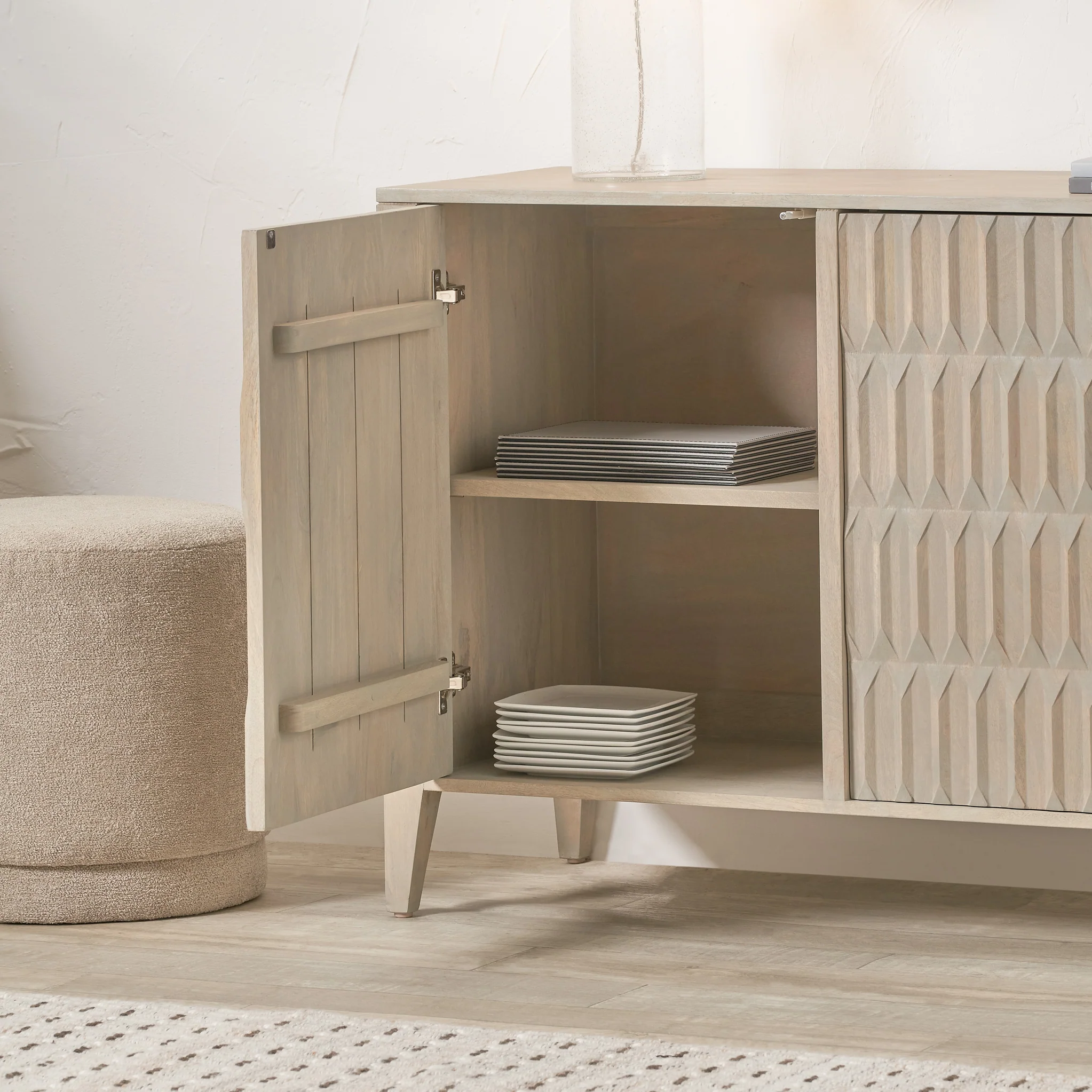Khao Mango Wood Large Sideboard - Image 11