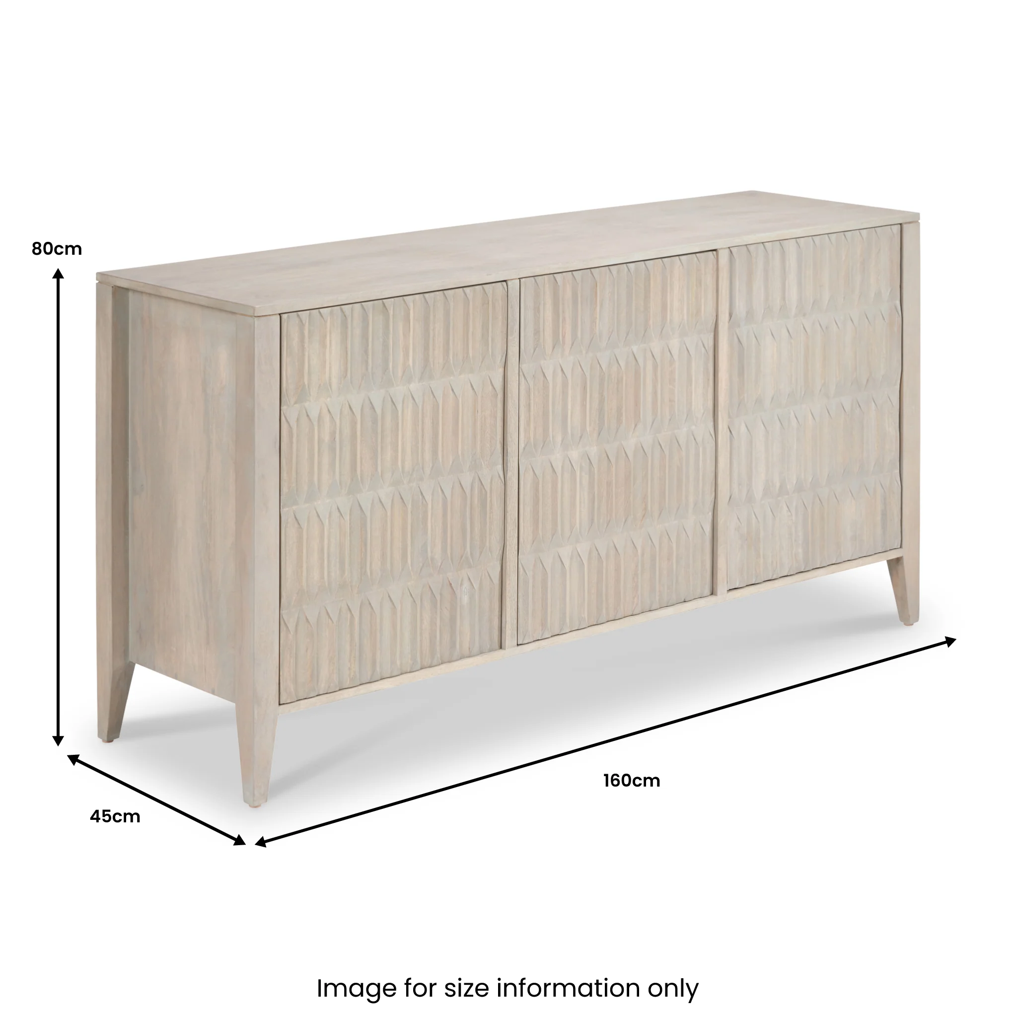 Khao Mango Wood Large Sideboard - Image 8