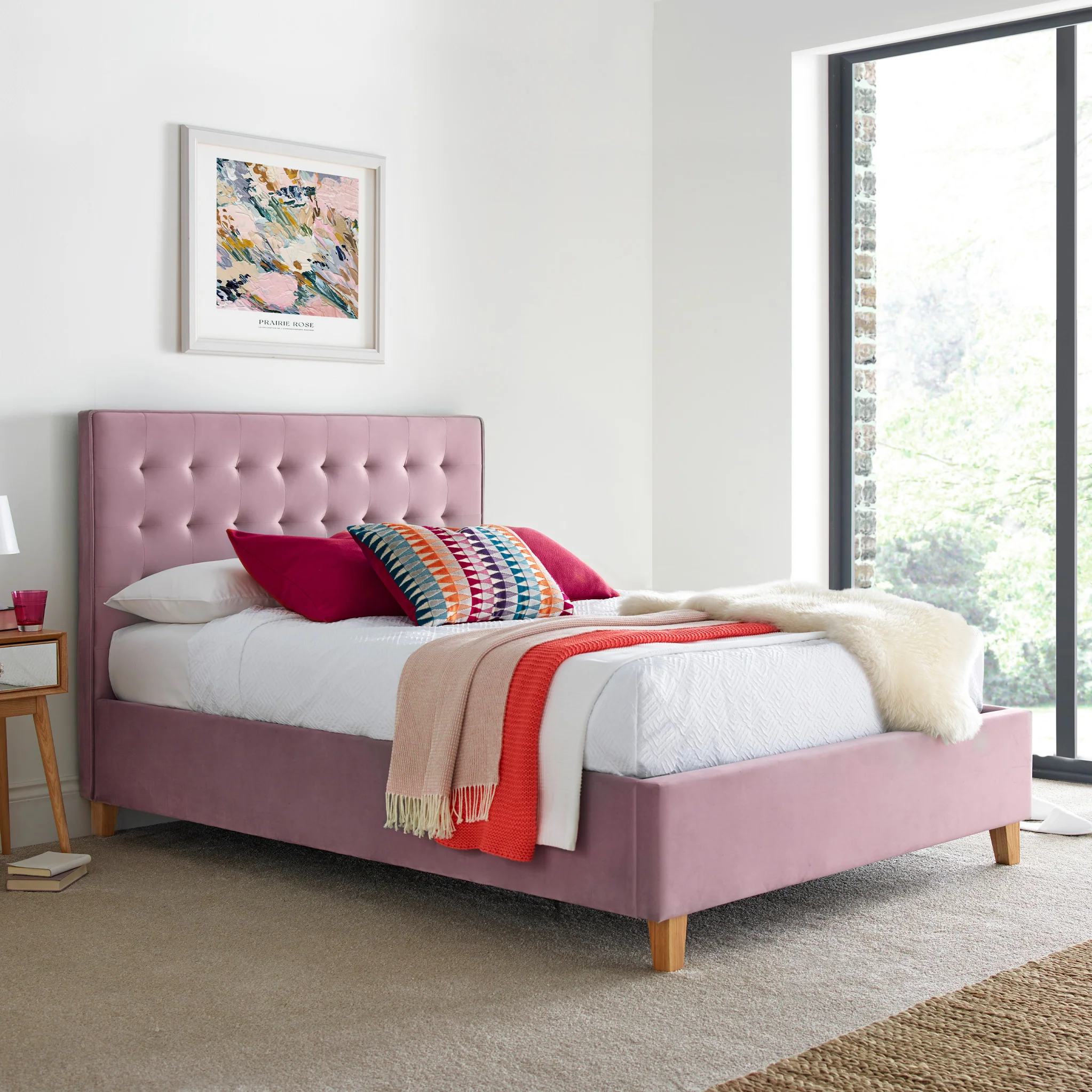 Kia Velvet Ottoman Bed - Image 11