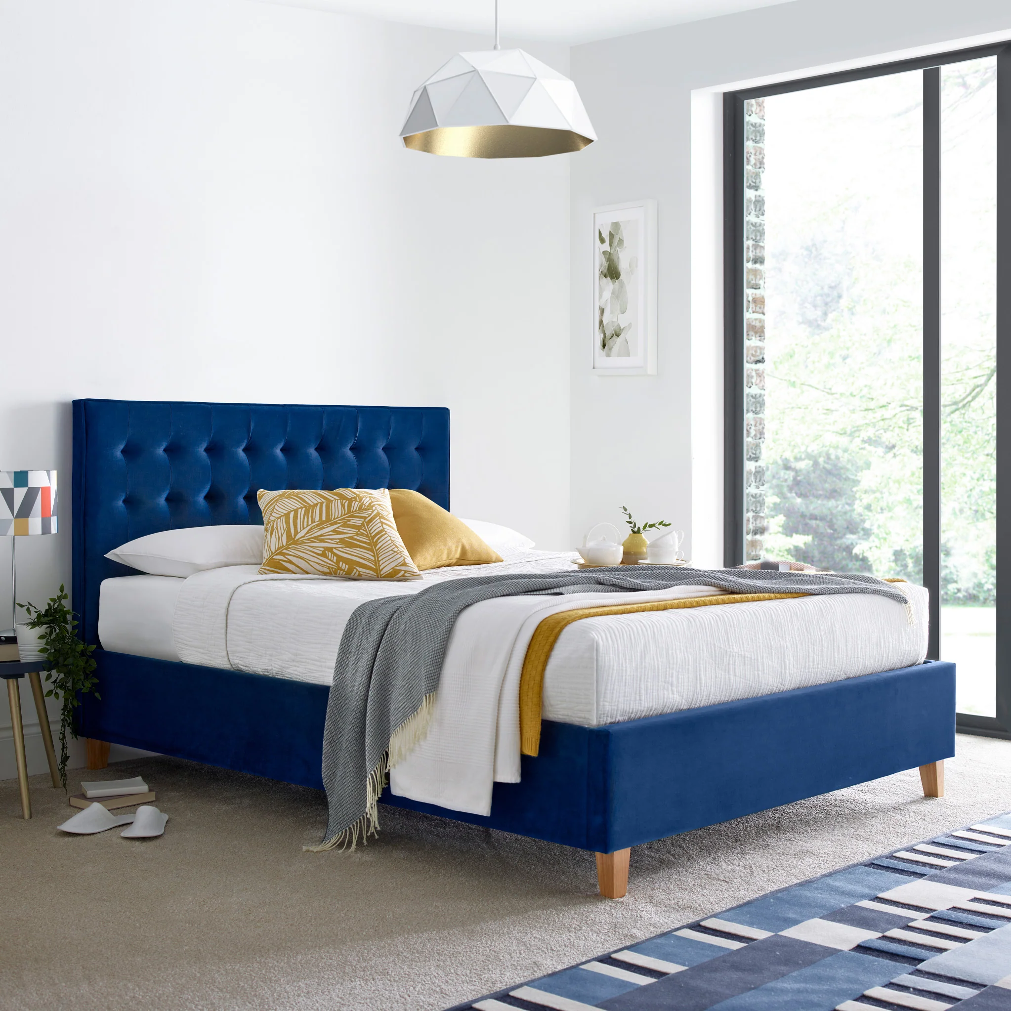 Kia Velvet Ottoman Bed - Image 6