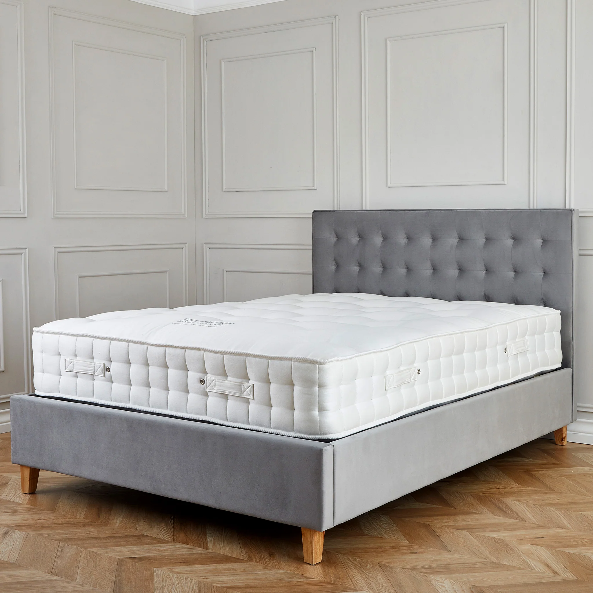 Kia Velvet Ottoman Storage Bed Frame - Image 5
