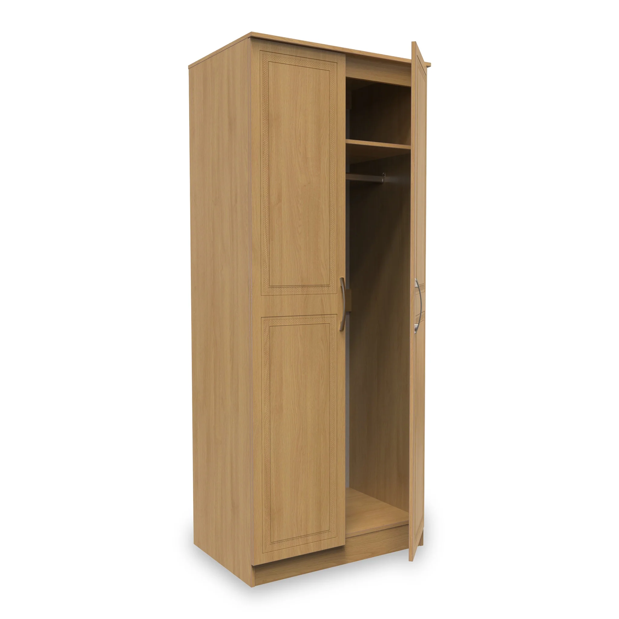 Killgarth White 2 Door Wardrobe - Image 6