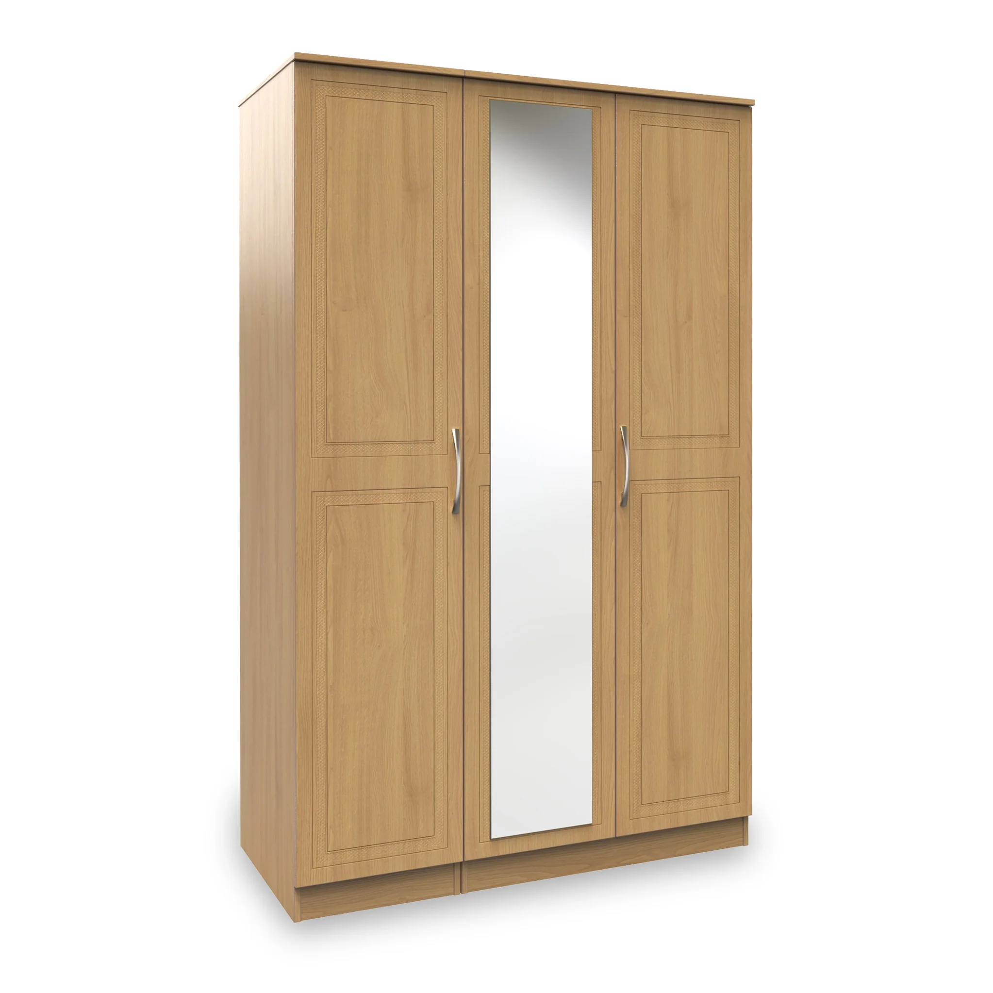 Killgarth 3 Door Mirror Wardrobe - Image 3