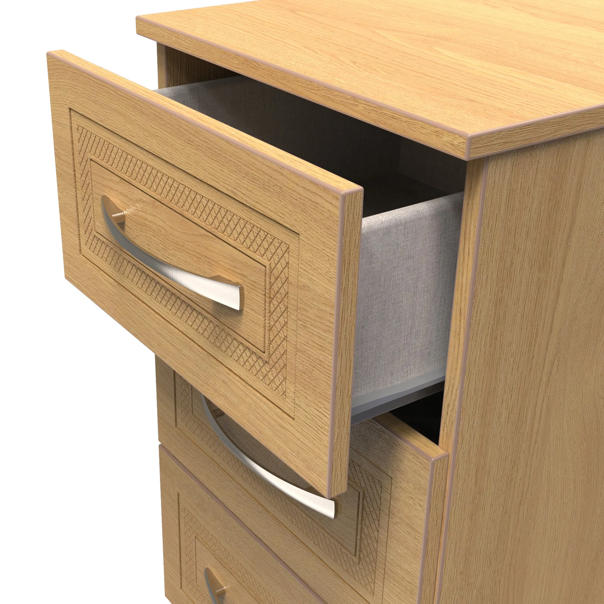 Killgarth 3 Drawer Bedside Table - Image 9