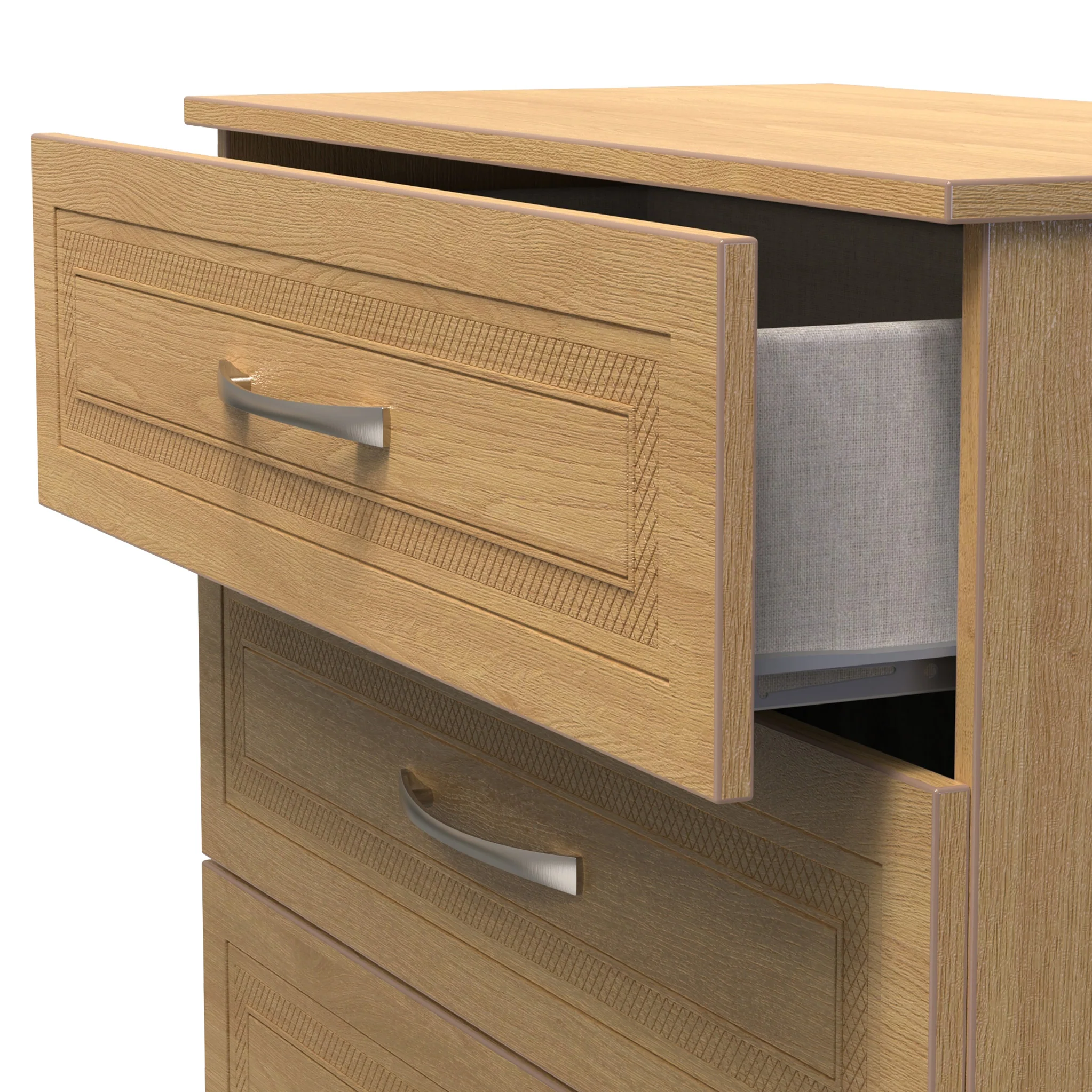 Killgarth White 4 Drawer Deep Chest - Image 7
