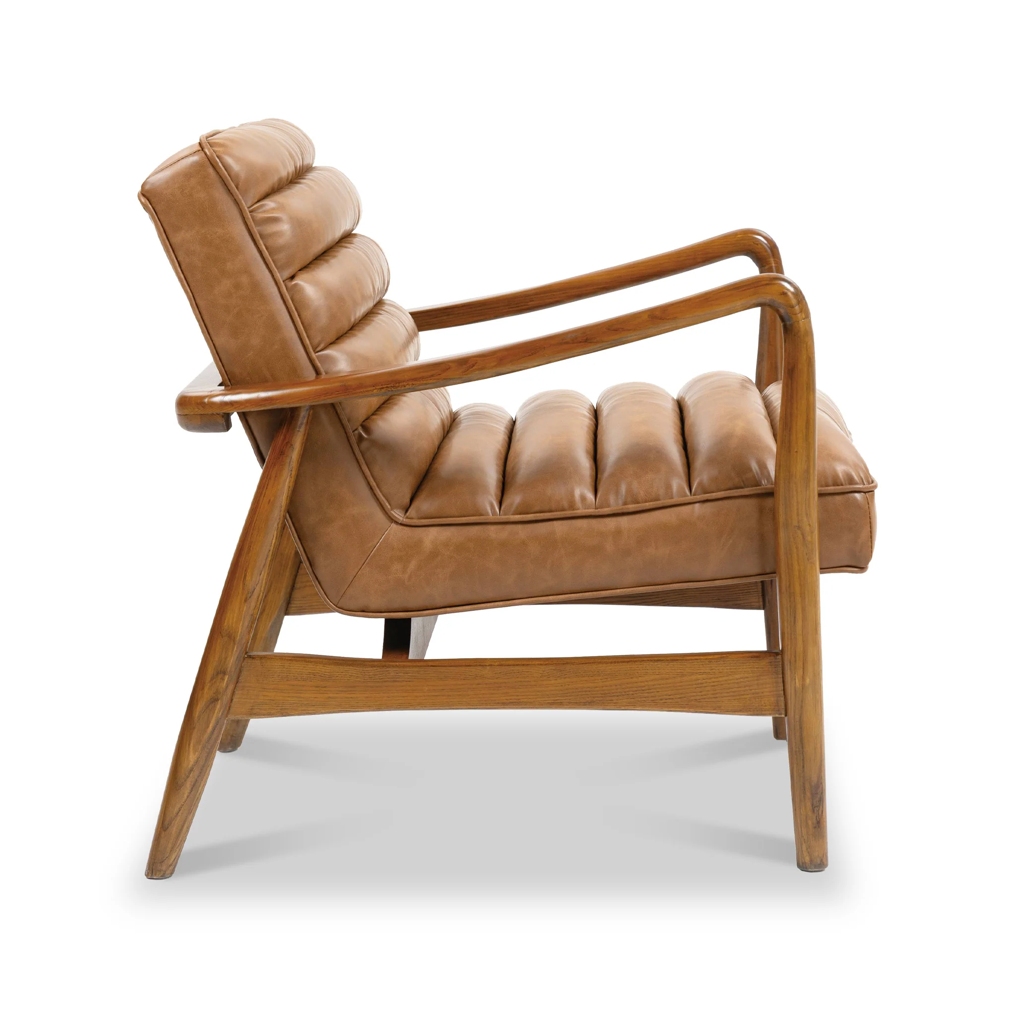 Kingsley Faux Leather Accent Chair - Image 4