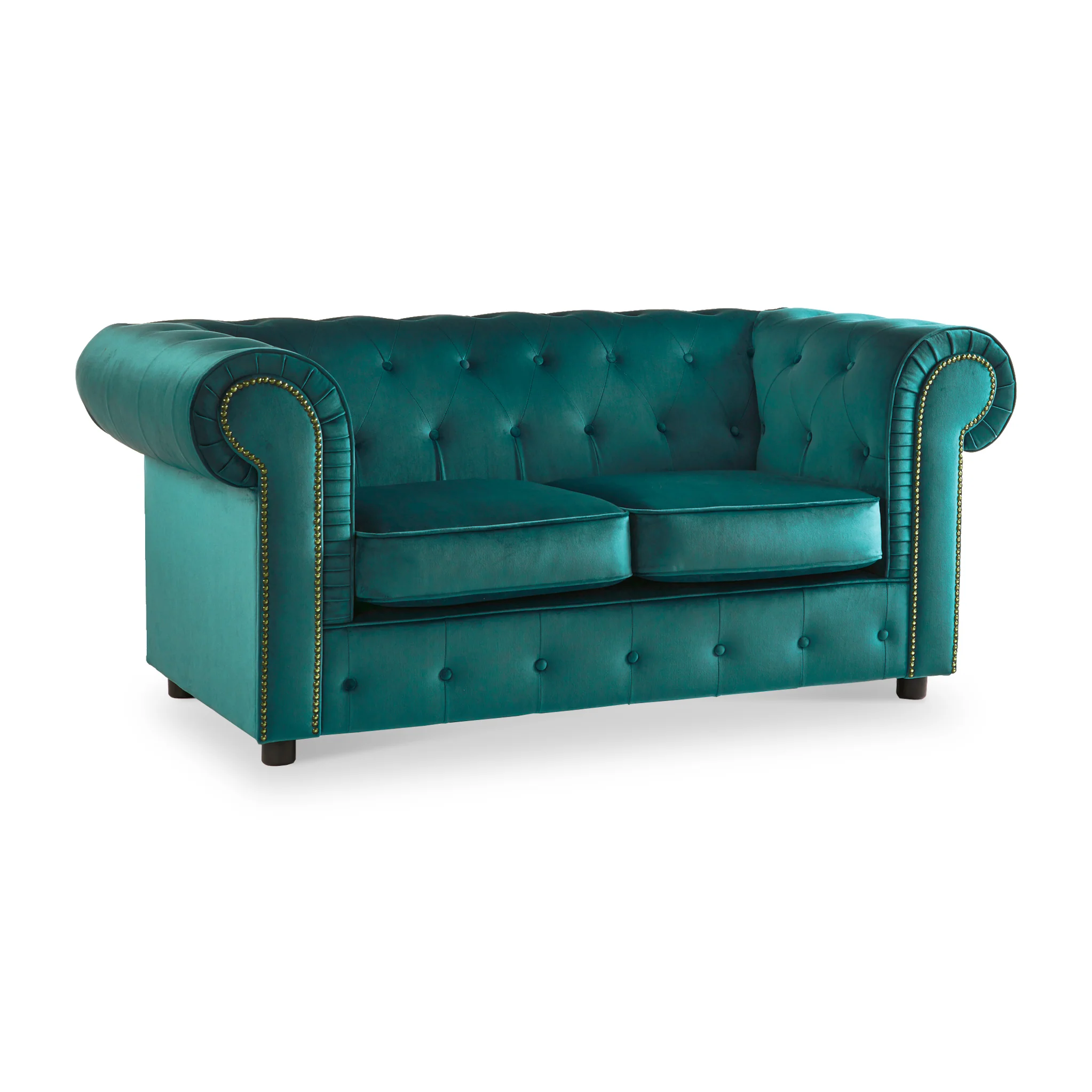 Kingswell Velvet 2 Seater Sofa - Image 18
